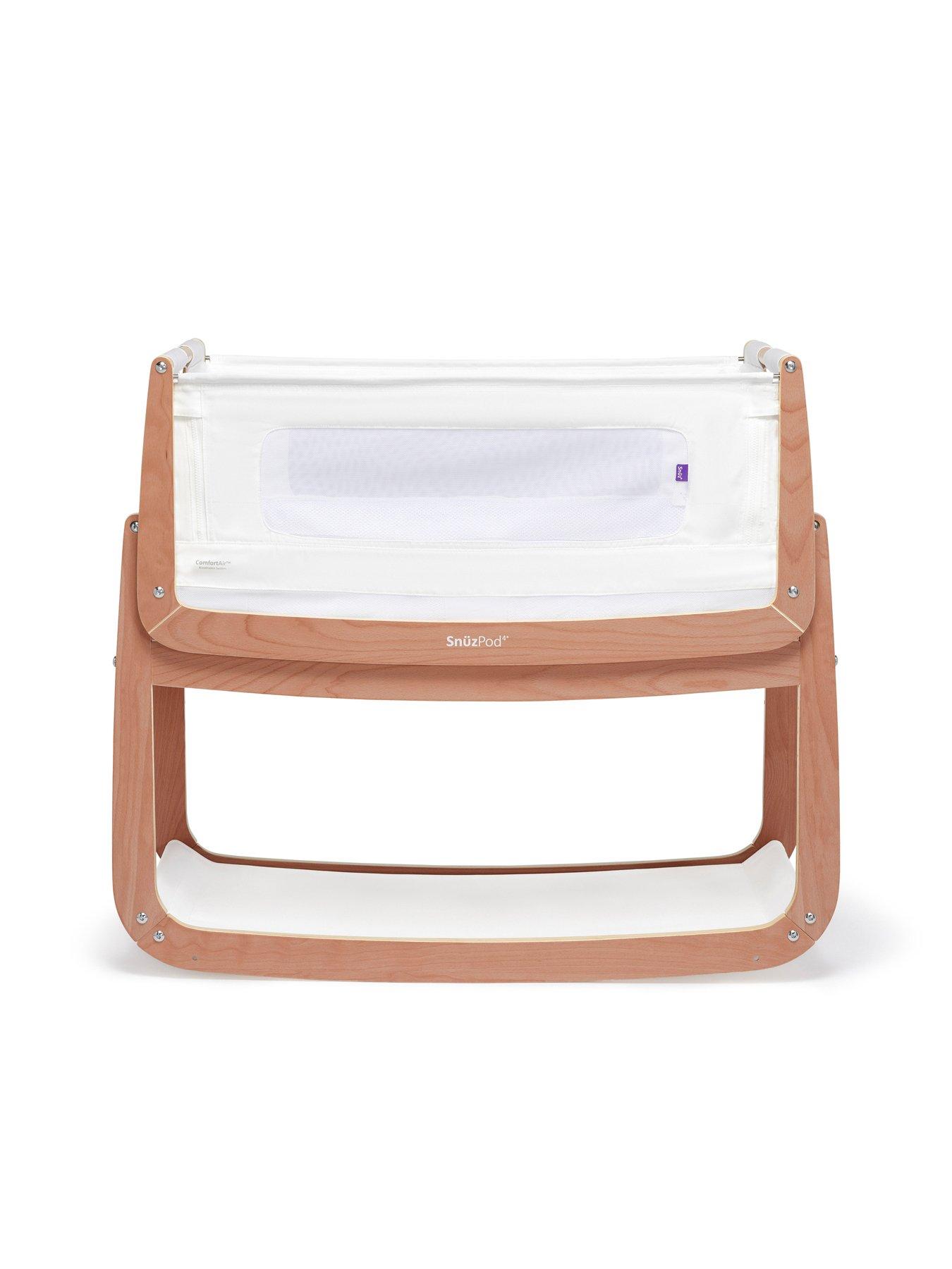 snuz-snuzpod-4-bedside-crib-with-mattress-natural