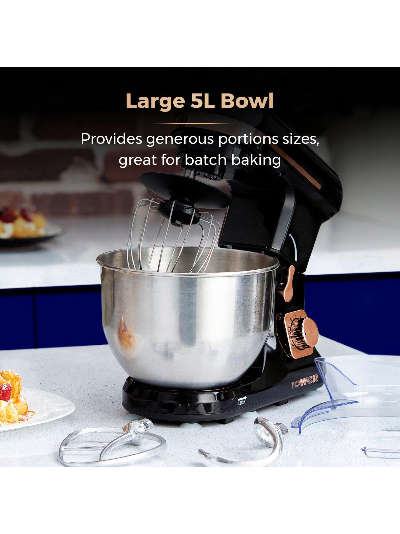 Image 5 of 6 of Tower 1000W Stand Mixer - Rose Gold