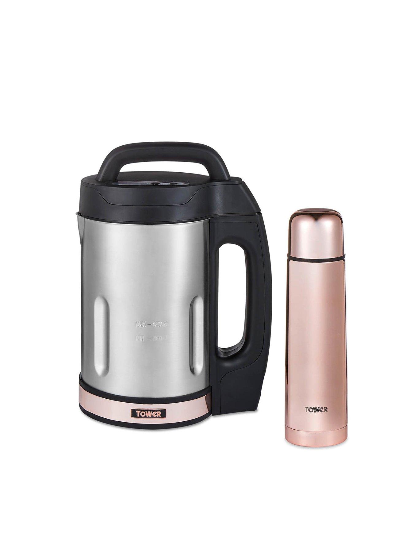 Image 1 of 6 of Tower 1.6L Soup Maker including 500ml Flask -&nbsp;Rose Gold