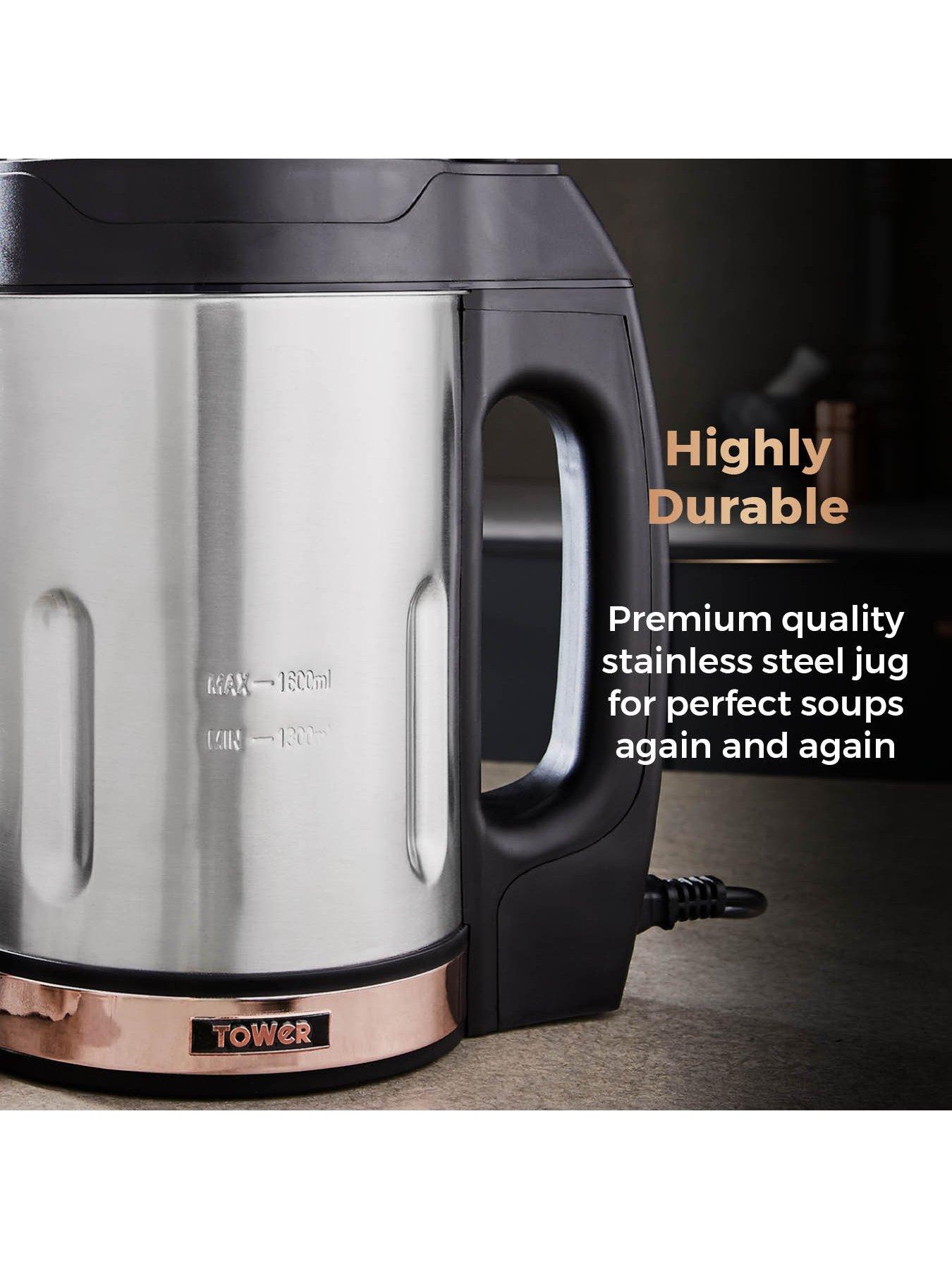 Image 6 of 6 of Tower 1.6L Soup Maker including 500ml Flask -&nbsp;Rose Gold