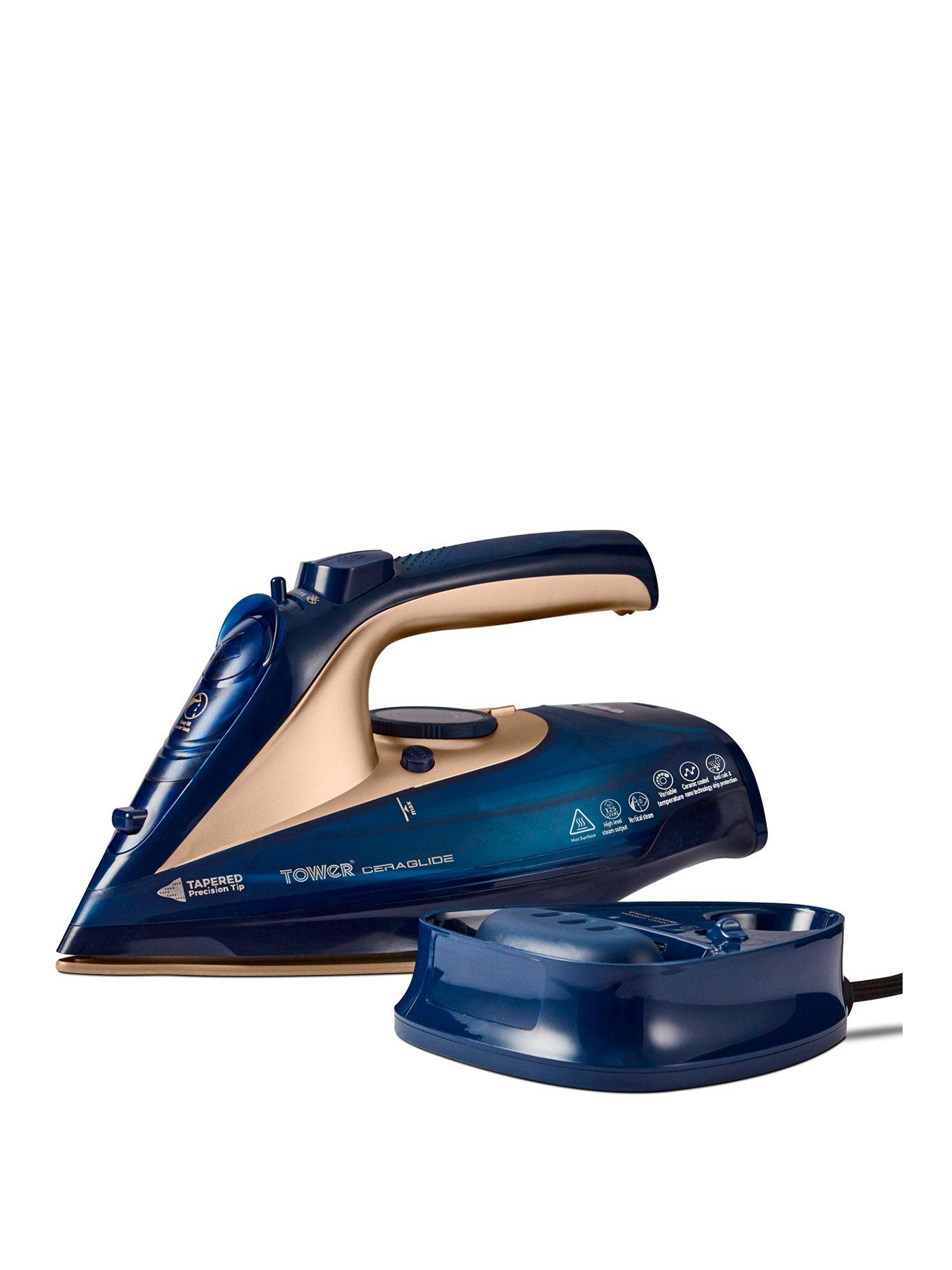 tower-2400w-cord-cordless-steam-iron-bluegoldfront