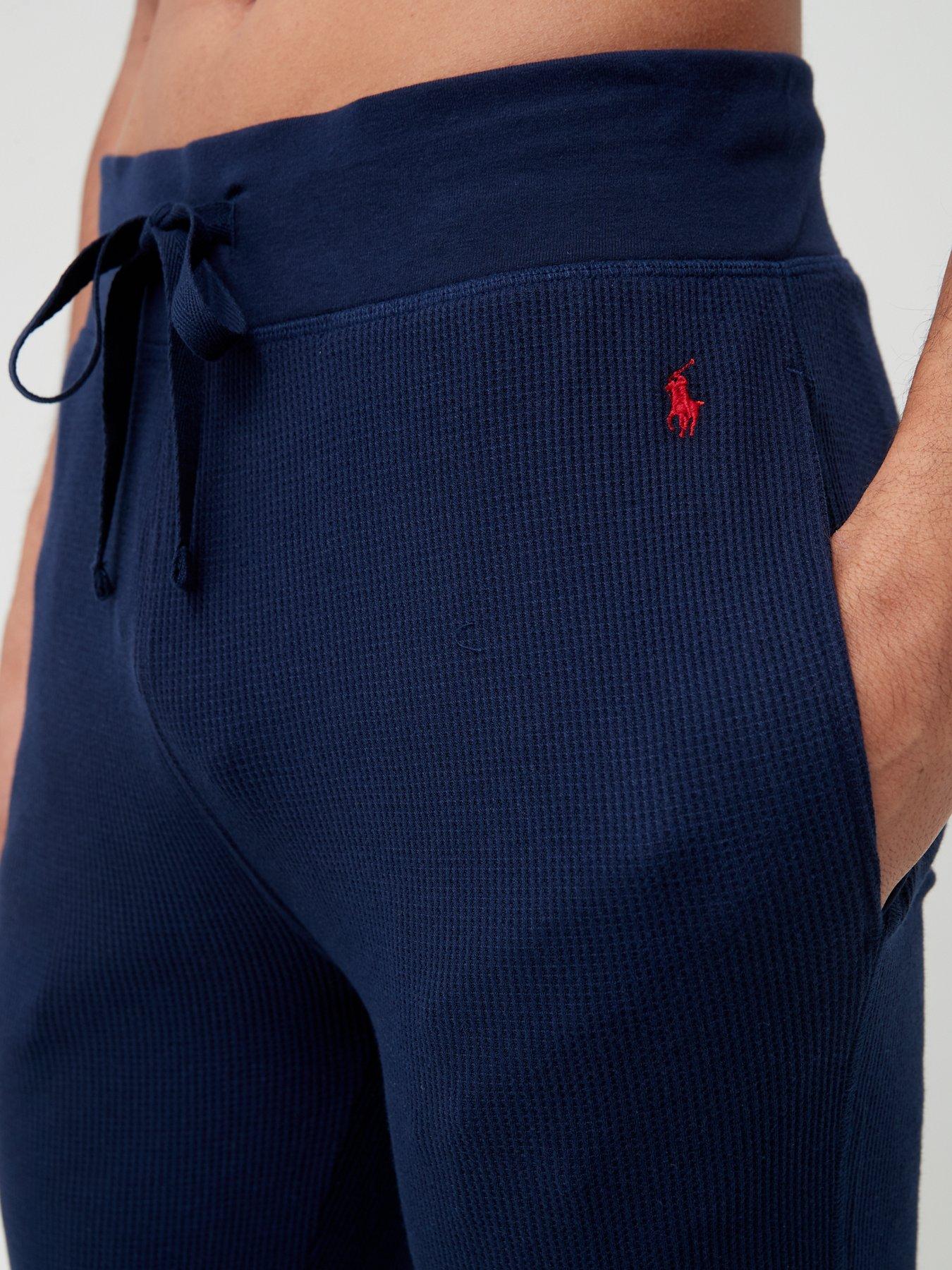 polo-ralph-lauren-waffle-lounge-pants-cruise-navyoutfit