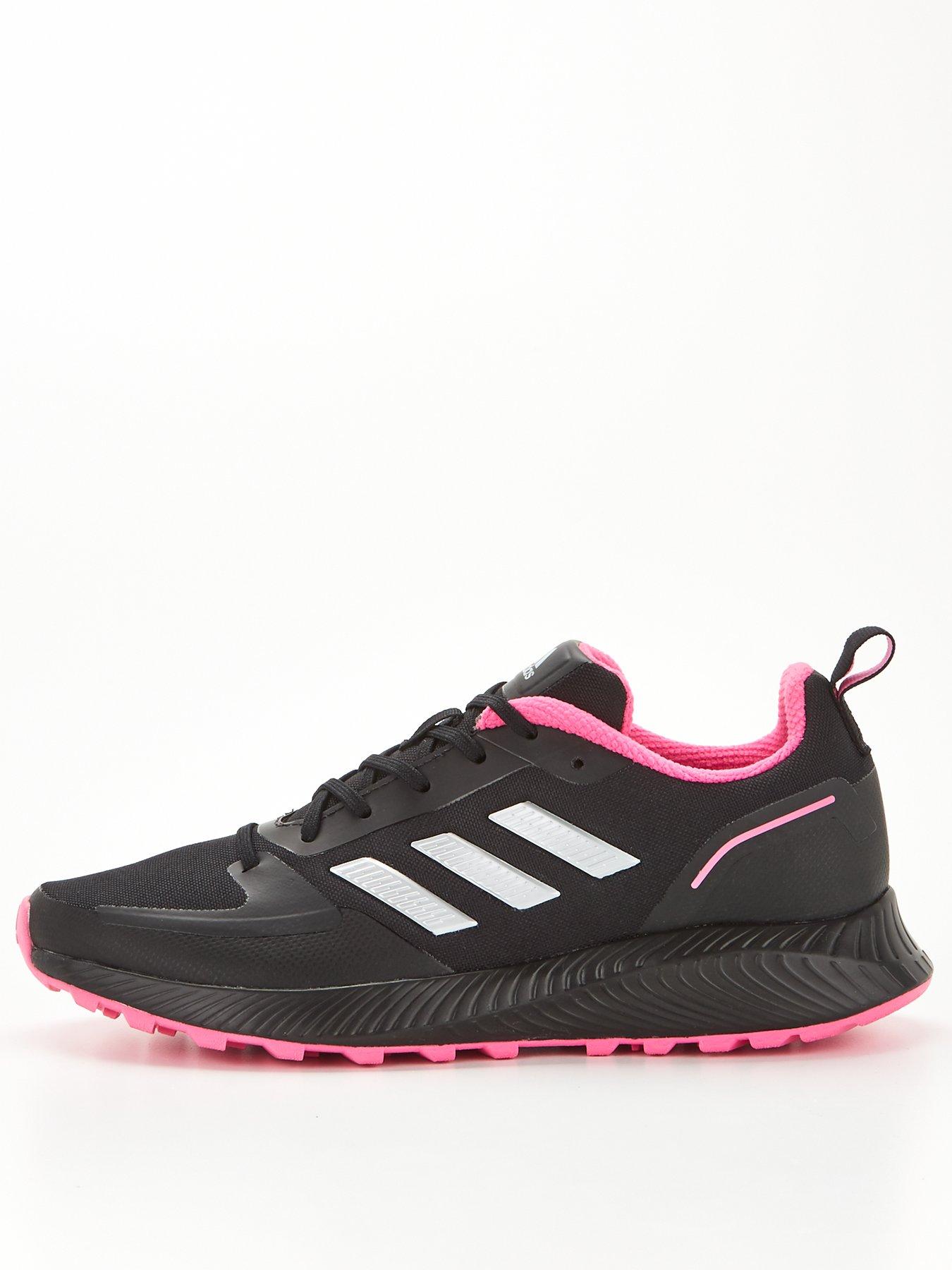 fecha límite amor jugar adidas Runfalcon 2.0 Trail - Black/Pink | Very Ireland