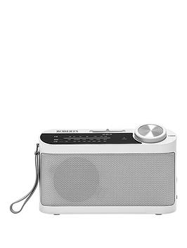 roberts-roberts-classic-993-3-band-portable-battery-radio-white