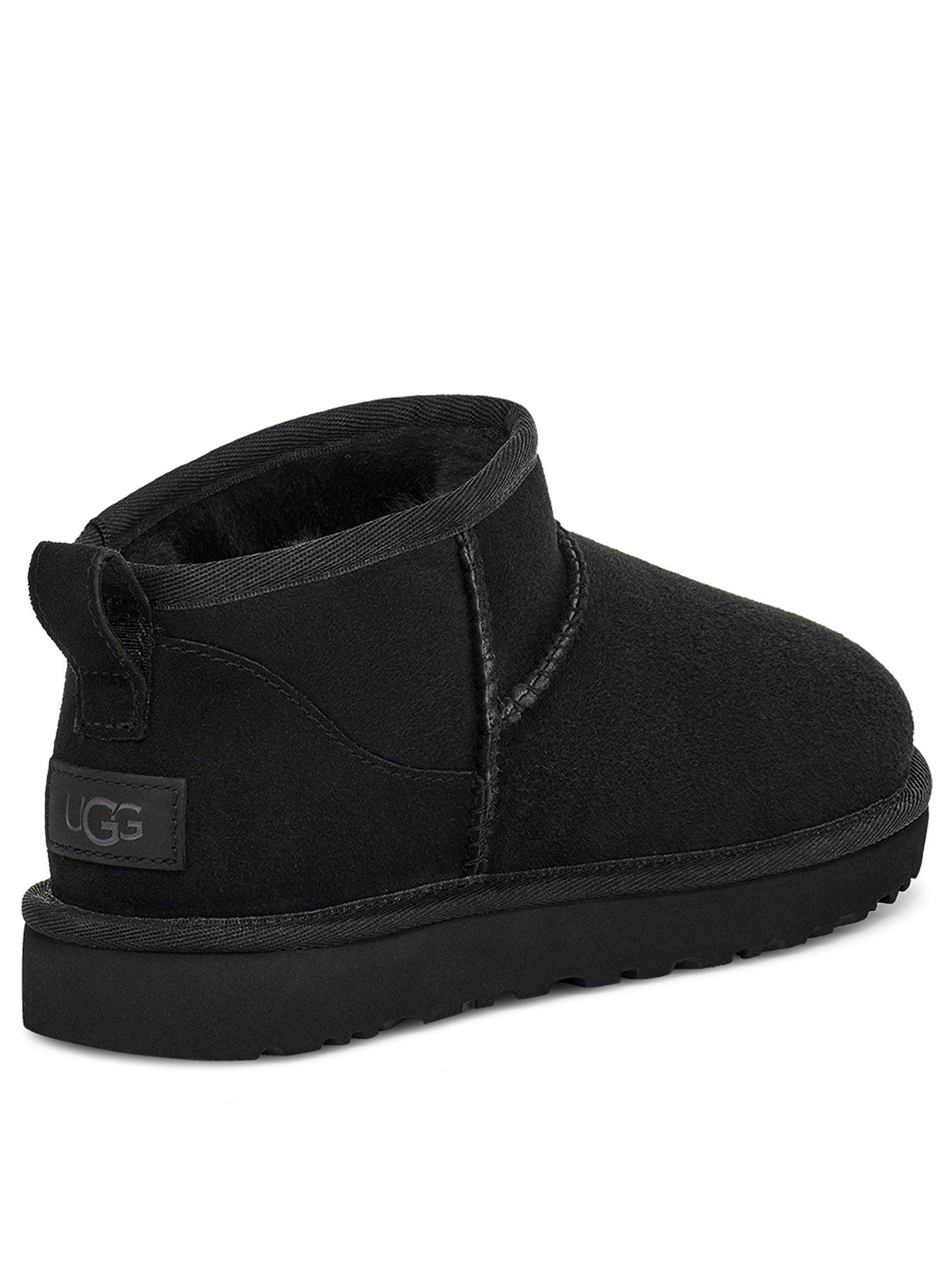 ugg-classic-ultra-mini-ankle-boot-blackstillFront