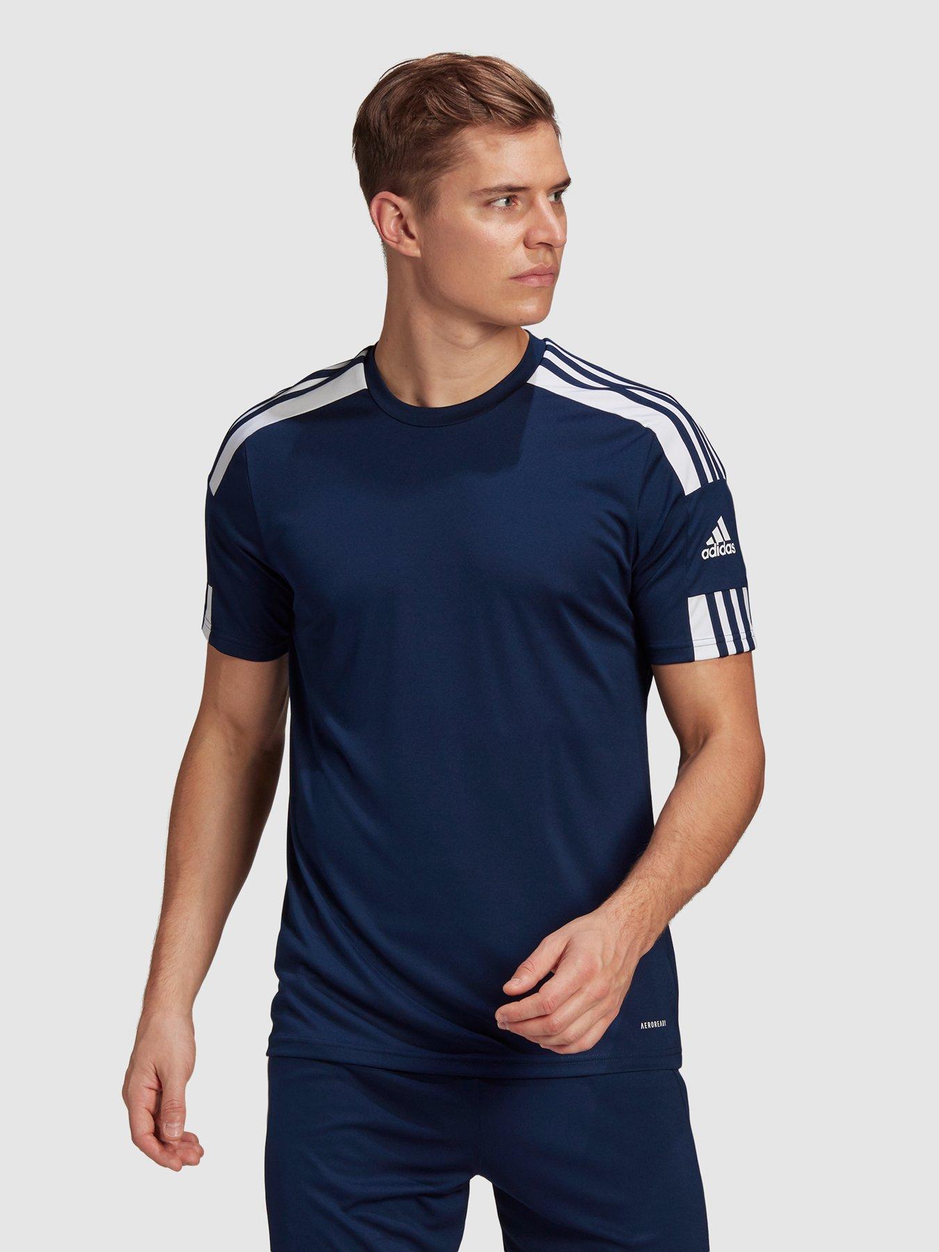 undefined adidas Mens Squad 21 Short Sleeved Jersey - Navy