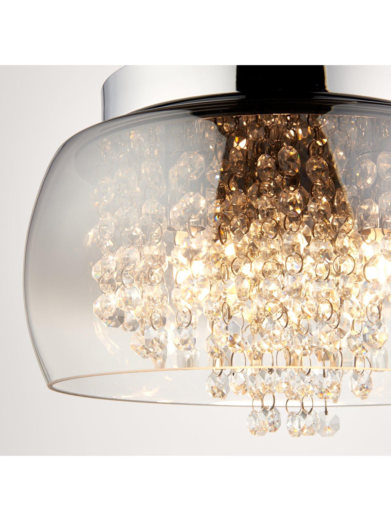Image 3 of 3 of Very Home Alyssum Droplet Flush Ceiling Light