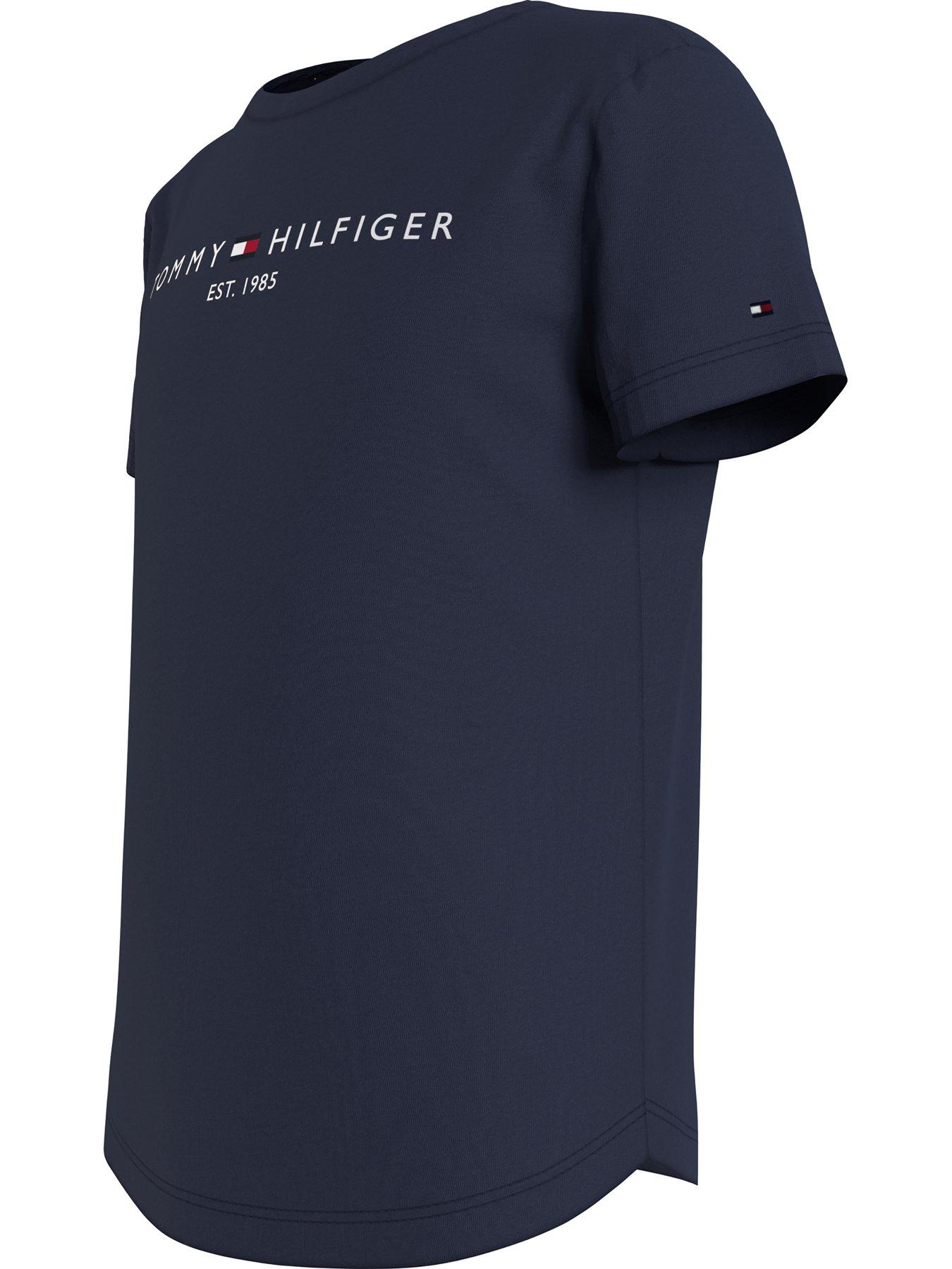 tommy-hilfiger-girls-essential-short-sleeve-t-shirt-navyoutfit