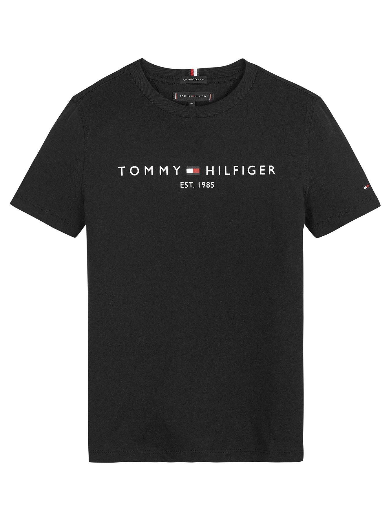 tommy-hilfiger-boys-essential-logo-t-shirt-black