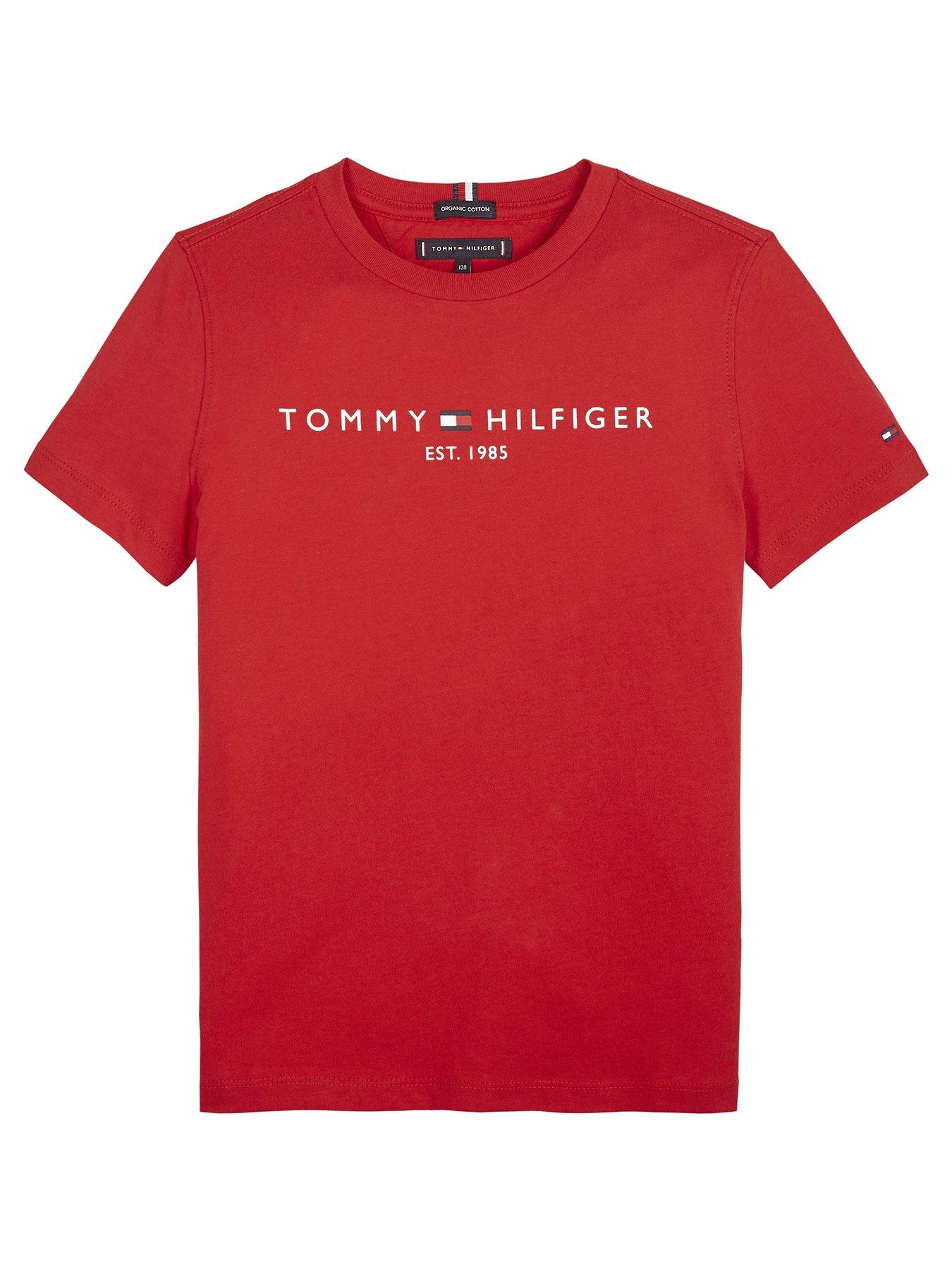 tommy-hilfiger-boys-essential-logo-t-shirt-red