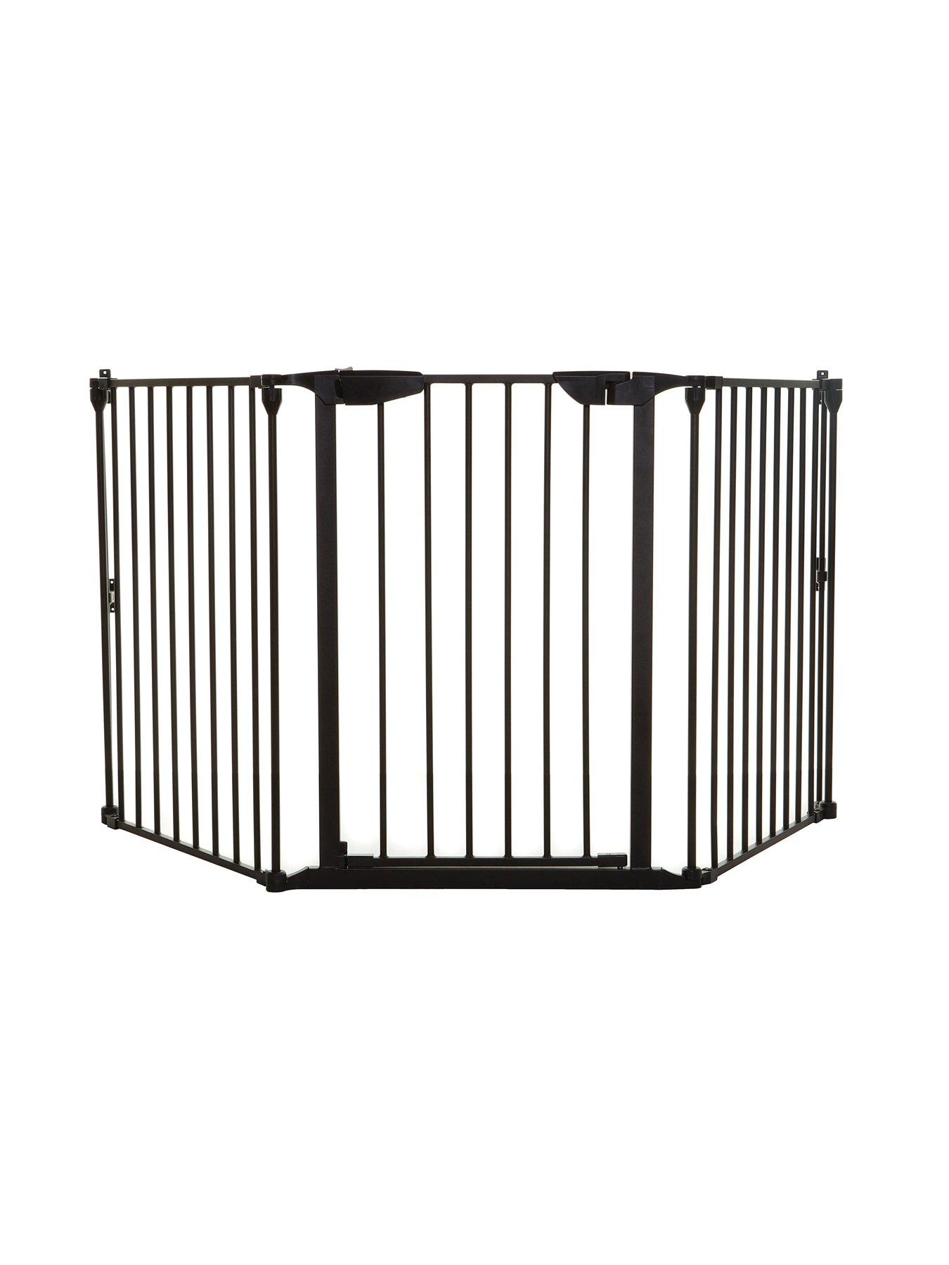 dreambaby-newport-3-panel-metal-adapta-gate-black-metaoutfit