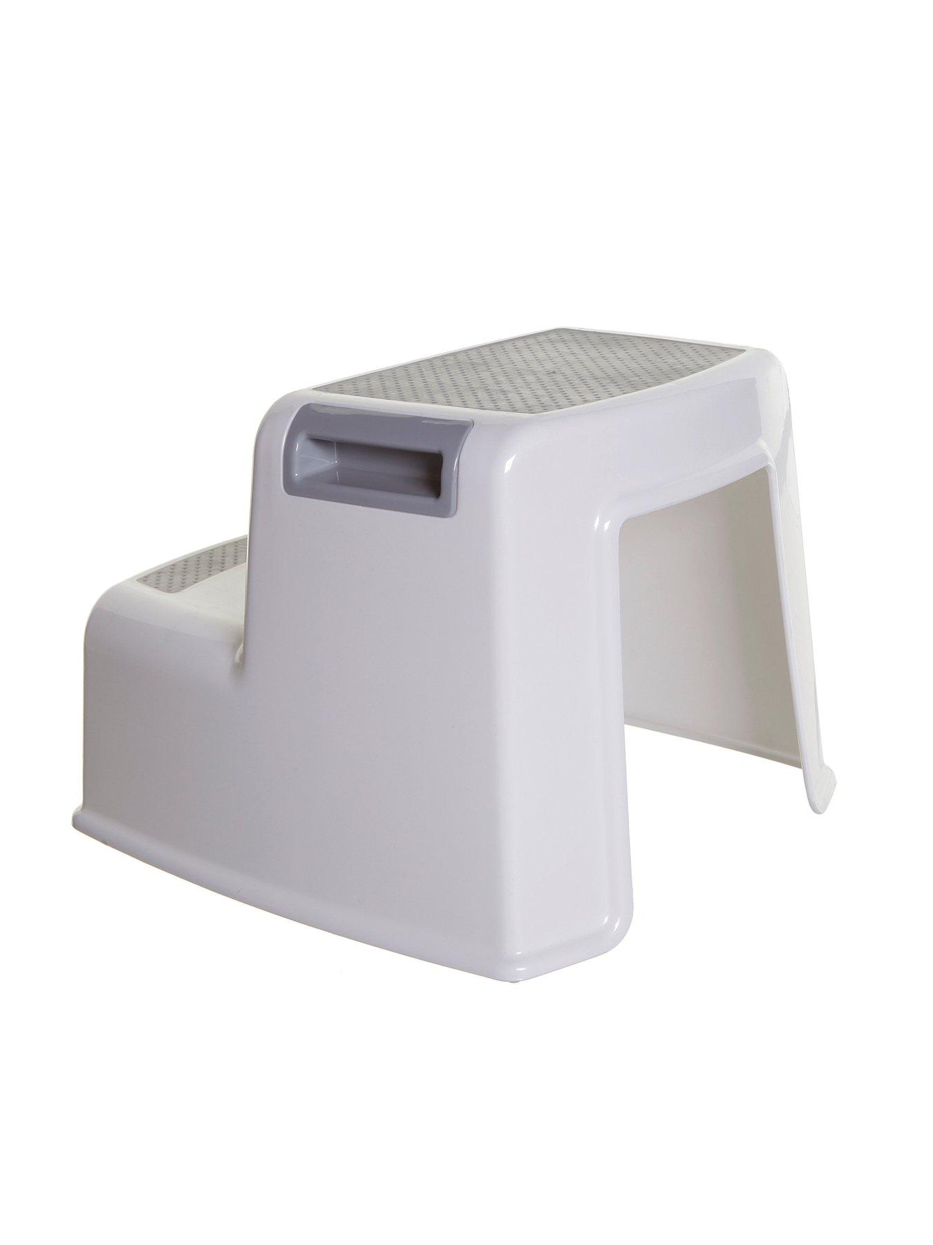 Image 2 of 5 of Dreambaby 2 Height 2-Up Step Stool - Grey/White
