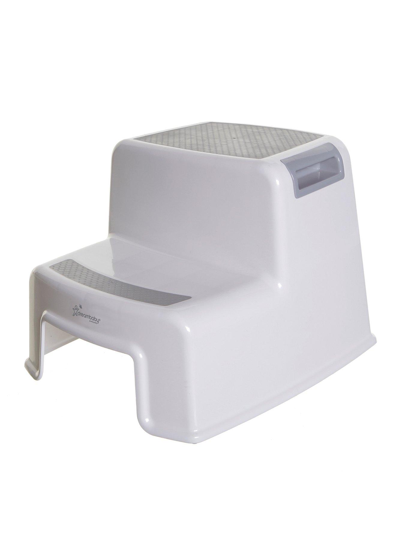 Image 3 of 5 of Dreambaby 2 Height 2-Up Step Stool - Grey/White
