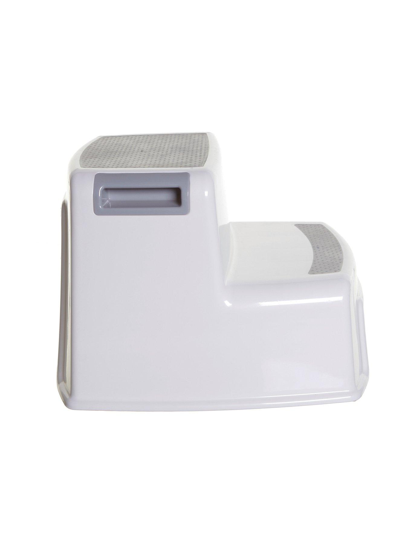 Image 4 of 5 of Dreambaby 2 Height 2-Up Step Stool - Grey/White