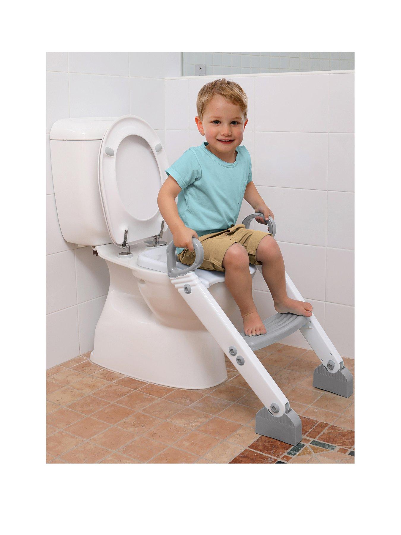 Image 1 of 5 of Dreambaby Step-Up Toilet Trainer - Grey/White