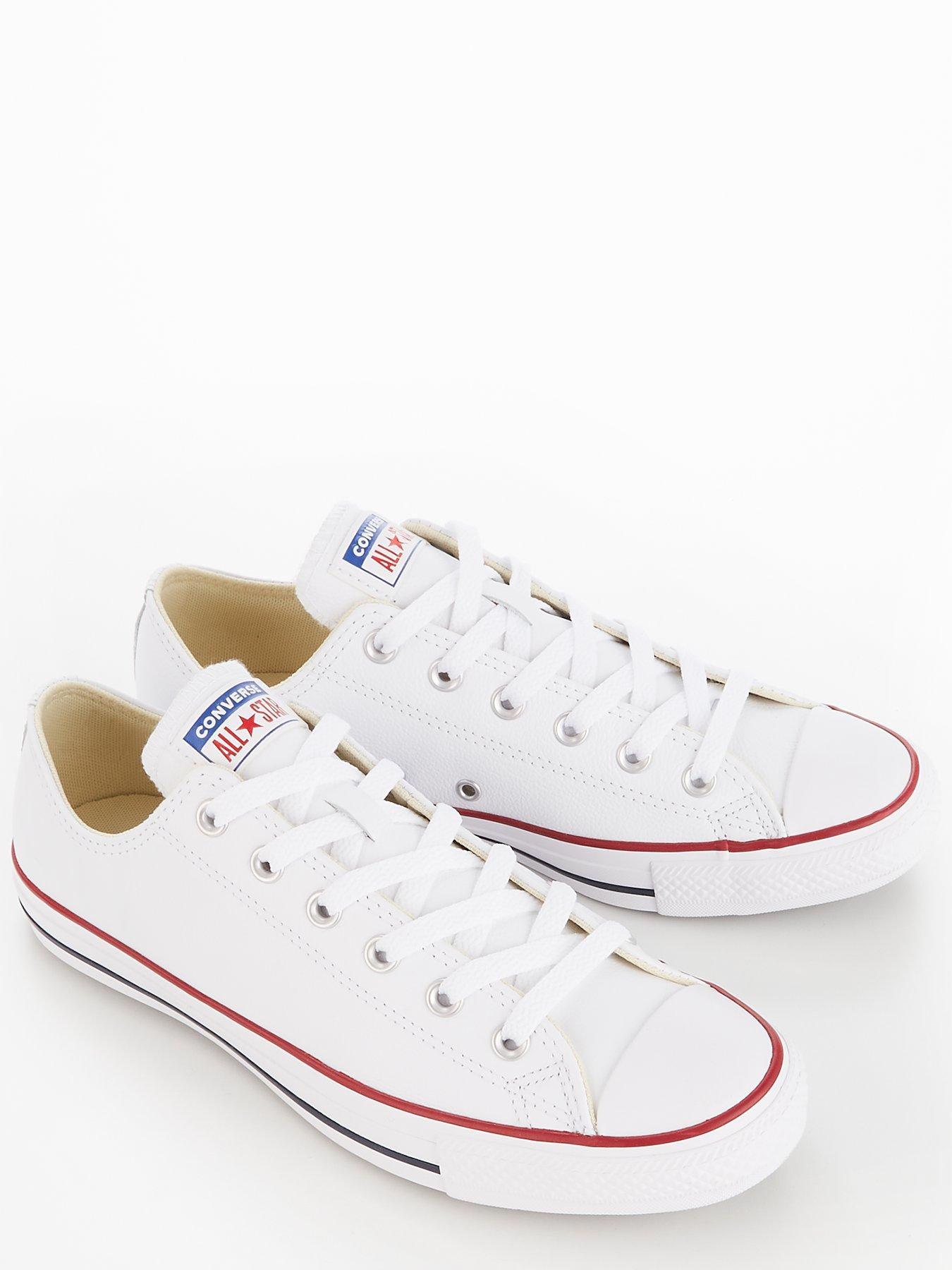 converse-mens-leather-ox-trainers-whitestillFront