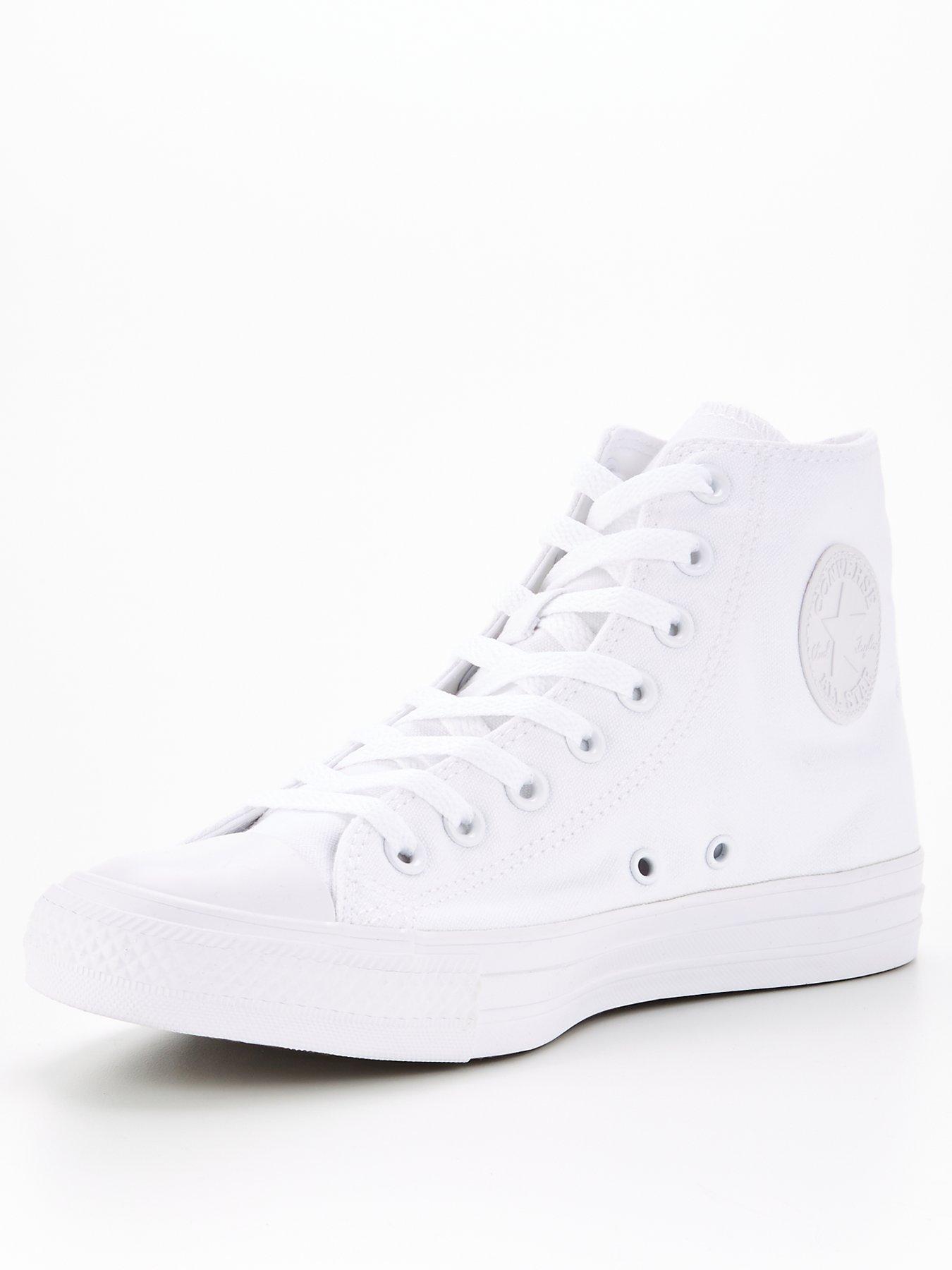 Converse Mens Canvas Hi Top Trainers White Very Ireland