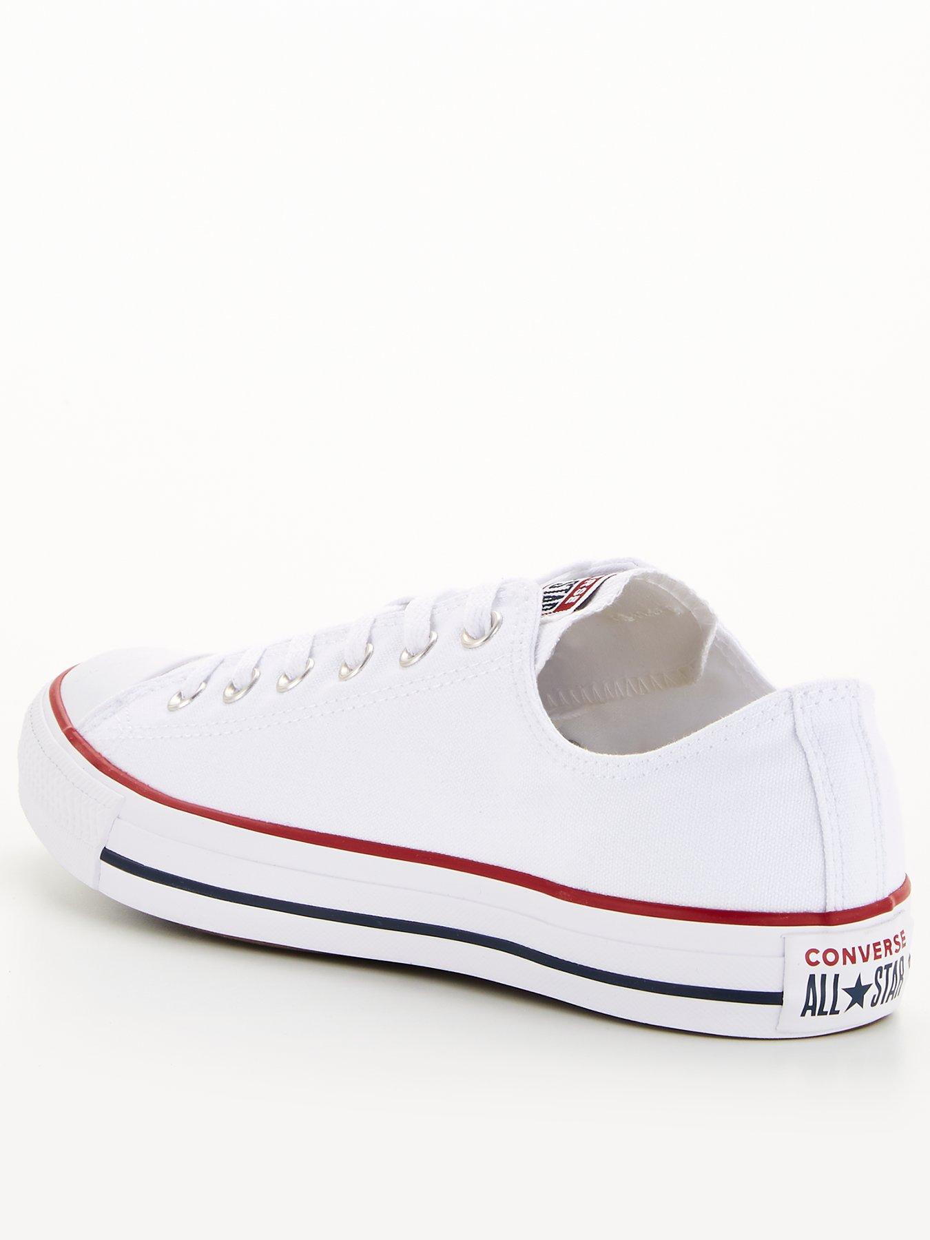 Image 2 of 6 of Converse Unisex Wide Ox Trainers - White