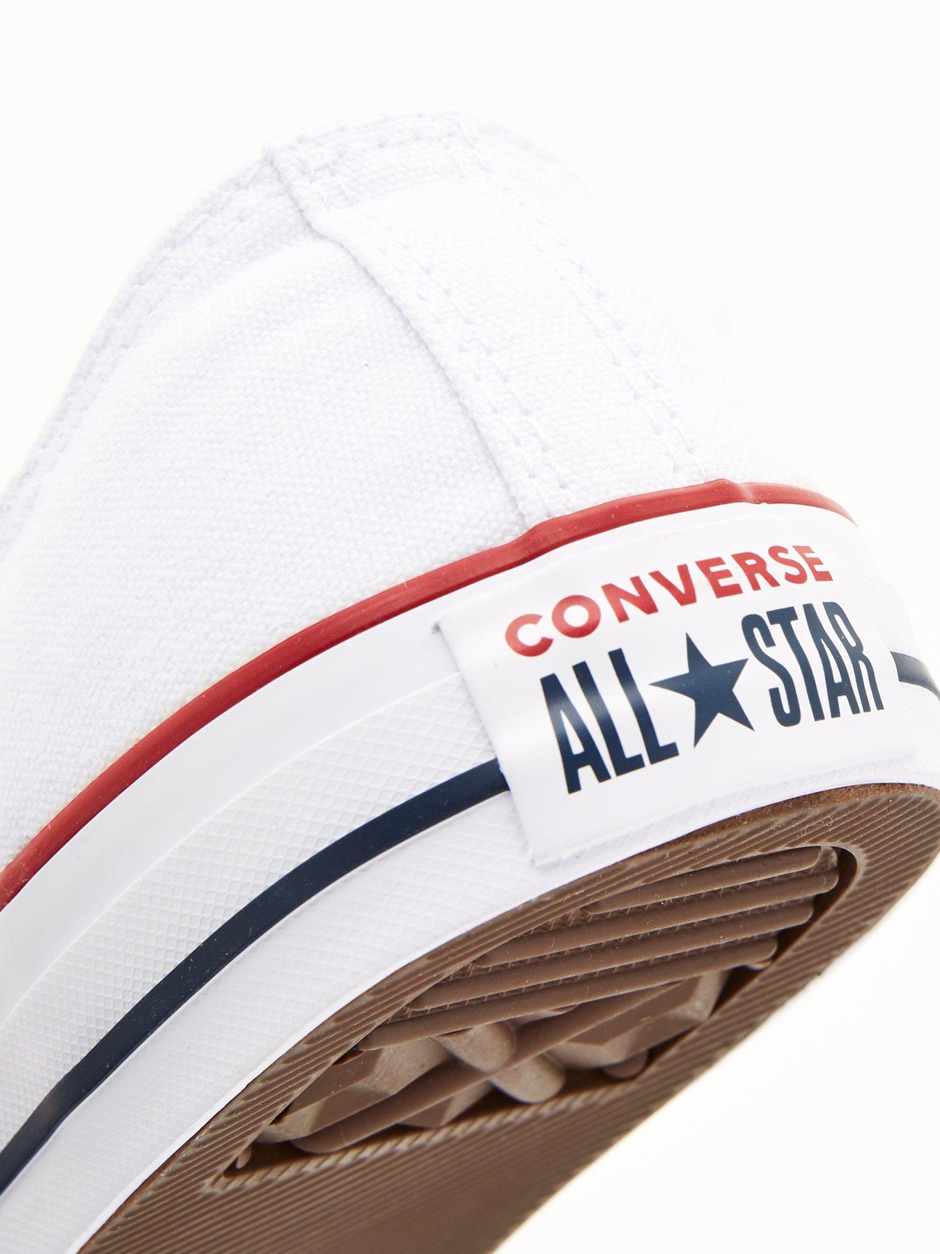 Image 6 of 6 of Converse Unisex Wide Ox Trainers - White