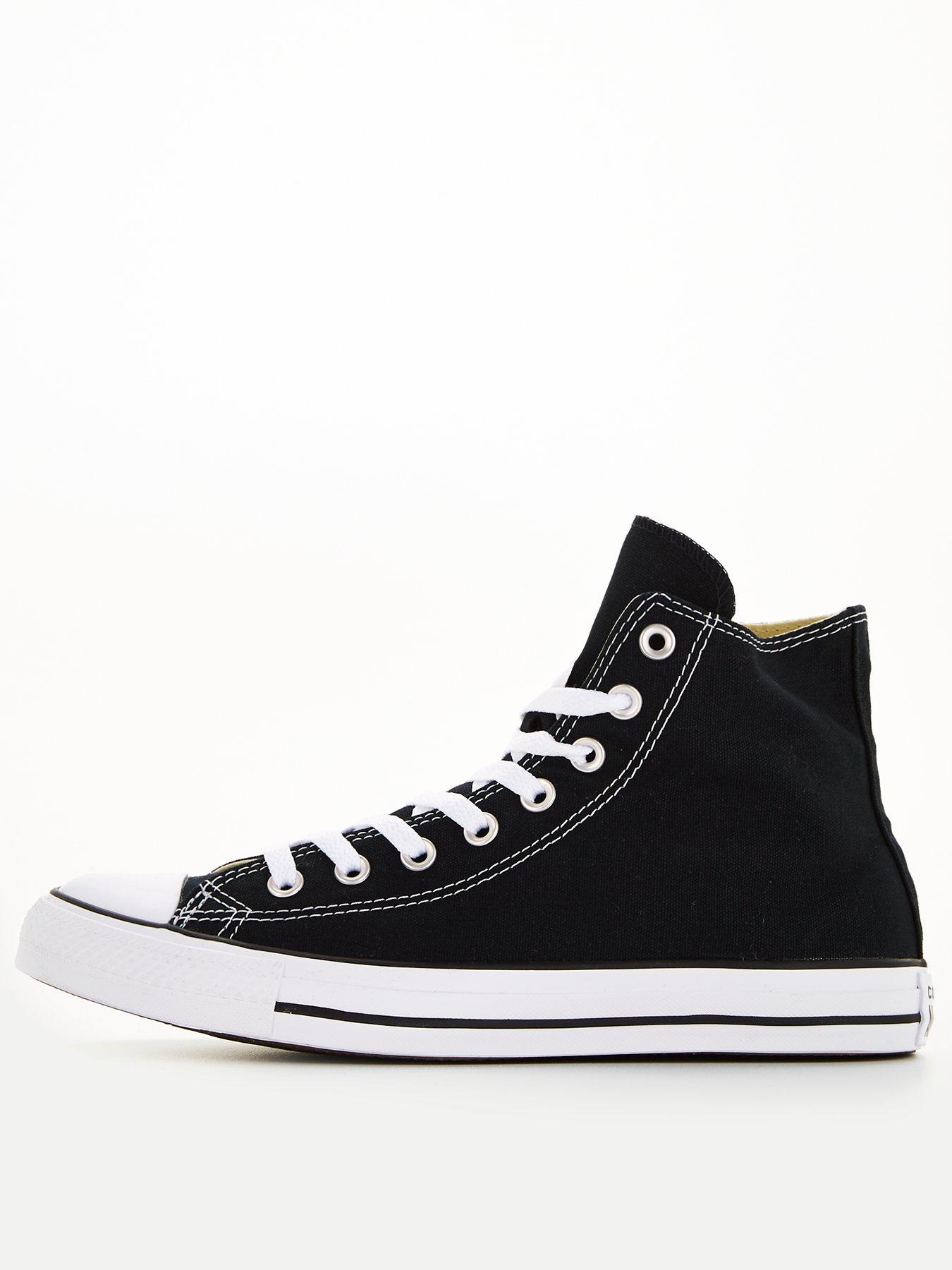Image 3 of 6 of Converse Unisex Wide Hi Top Trainers - Black