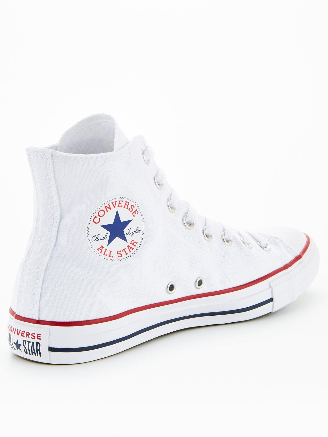 Image 2 of 6 of Converse Unisex Wide Hi Top Trainers - White