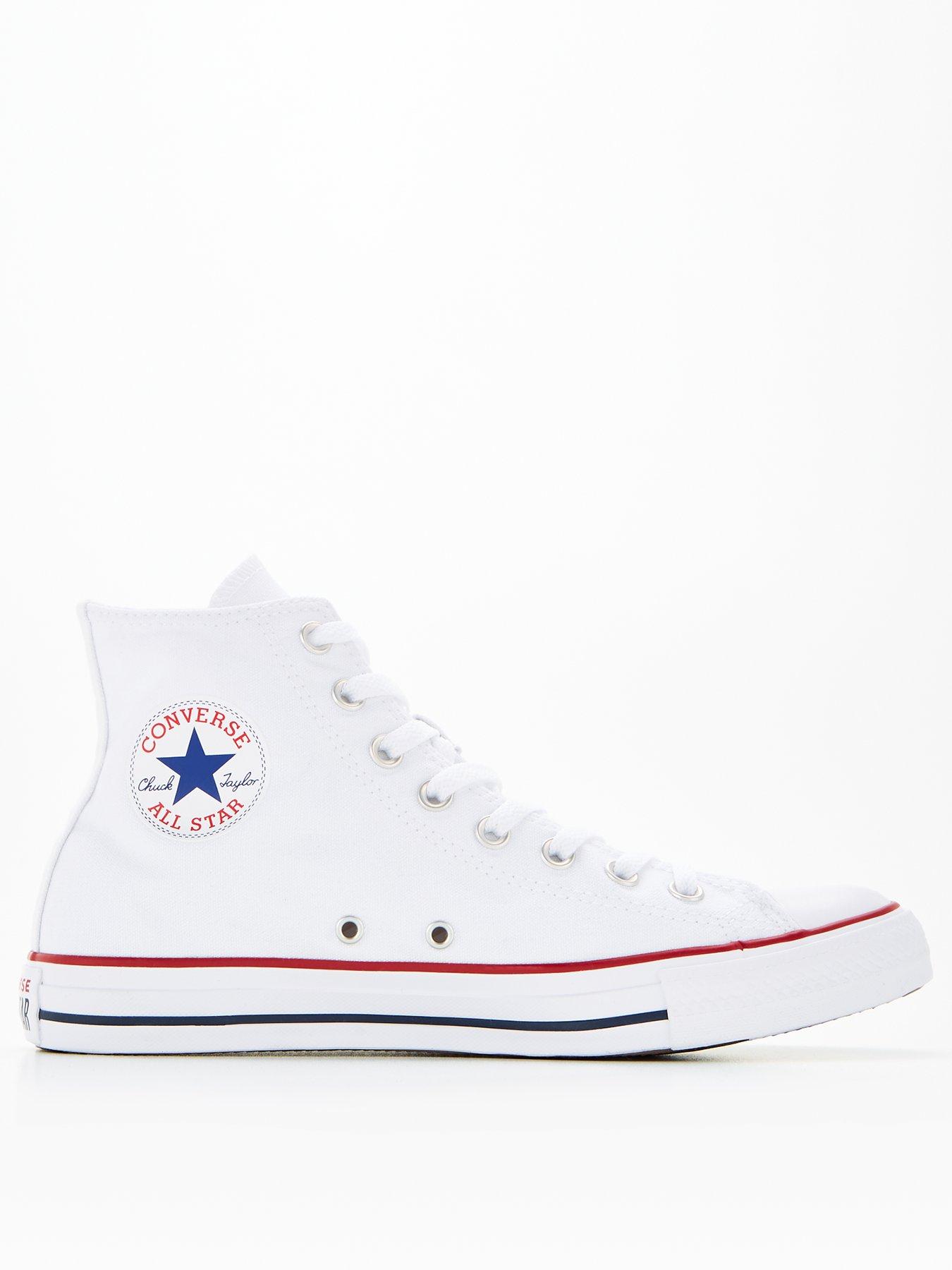 Image 3 of 6 of Converse Unisex Wide Hi Top Trainers - White