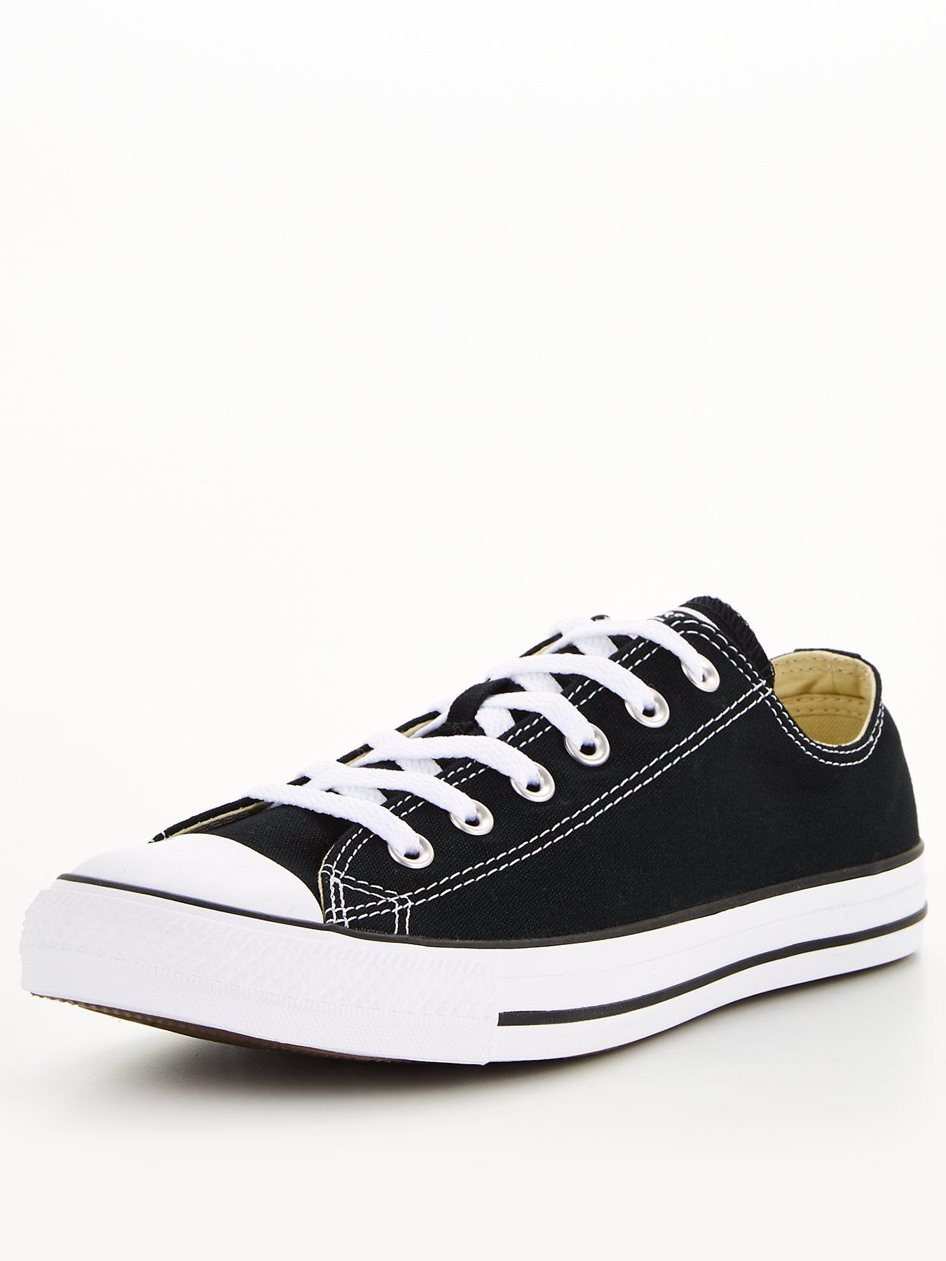 Image 1 of 6 of Converse Unisex Wide Ox Trainers - Black