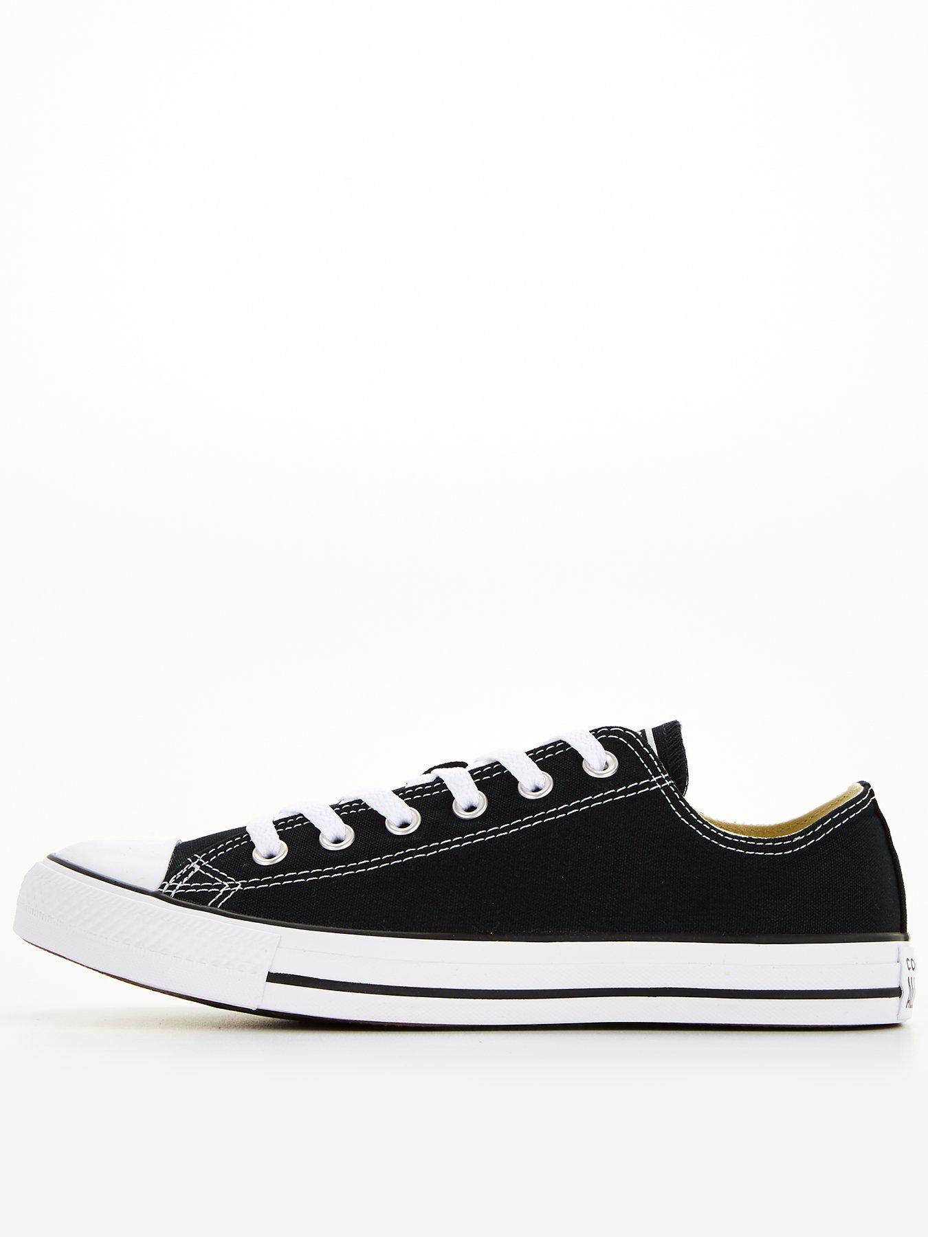 Image 3 of 6 of Converse Unisex Wide Ox Trainers - Black