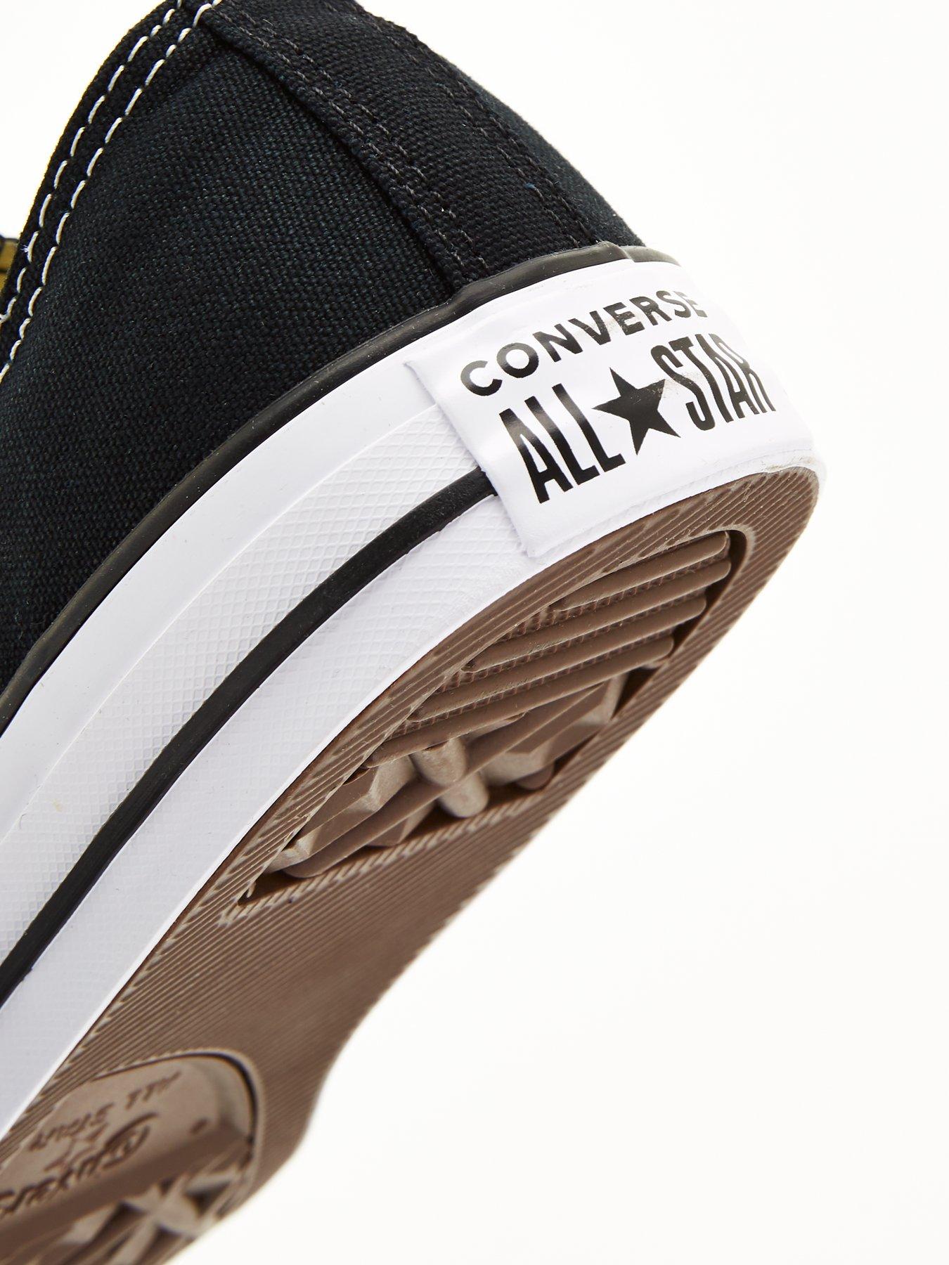 Image 6 of 6 of Converse Unisex Wide Ox Trainers - Black