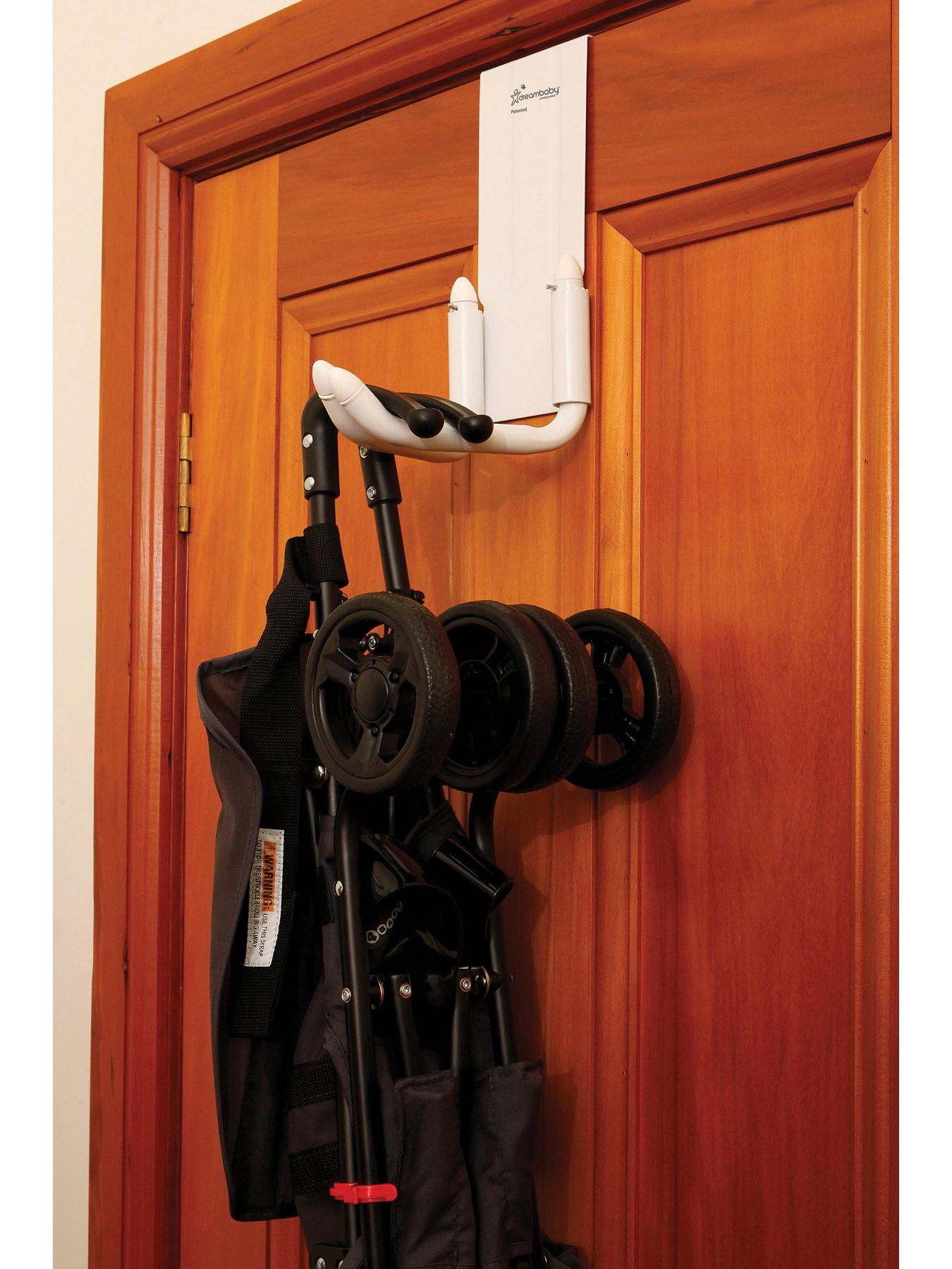 Stroller store door hook