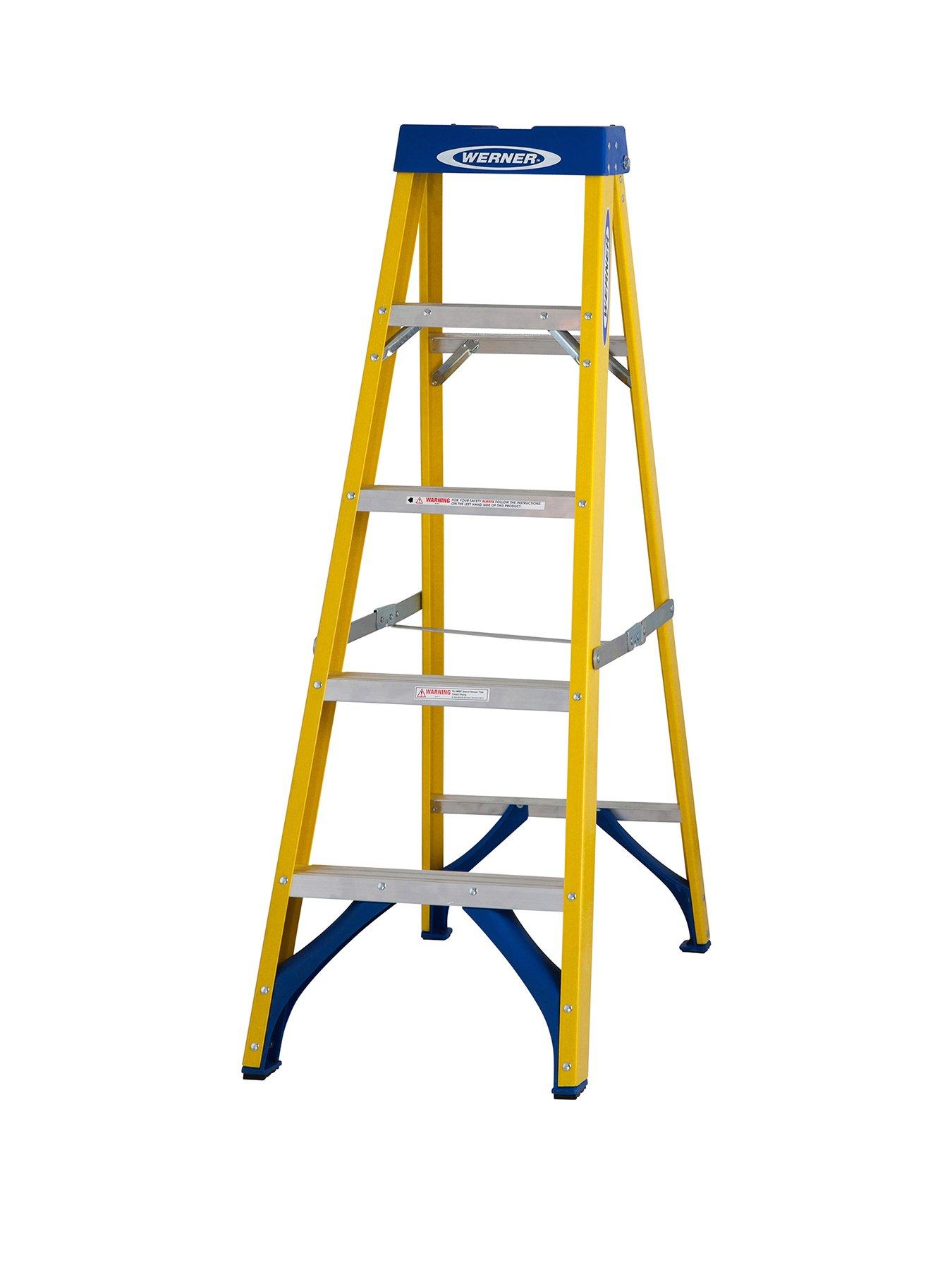 Image 1 of 7 of Werner Werner Fibreglass 6 tread Stepladder