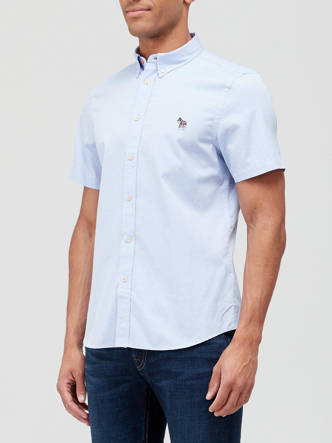 ps-paul-smith-ps-paul-smith-zebra-badge-short-sleeve-tailored-fit-shirt-light-blue