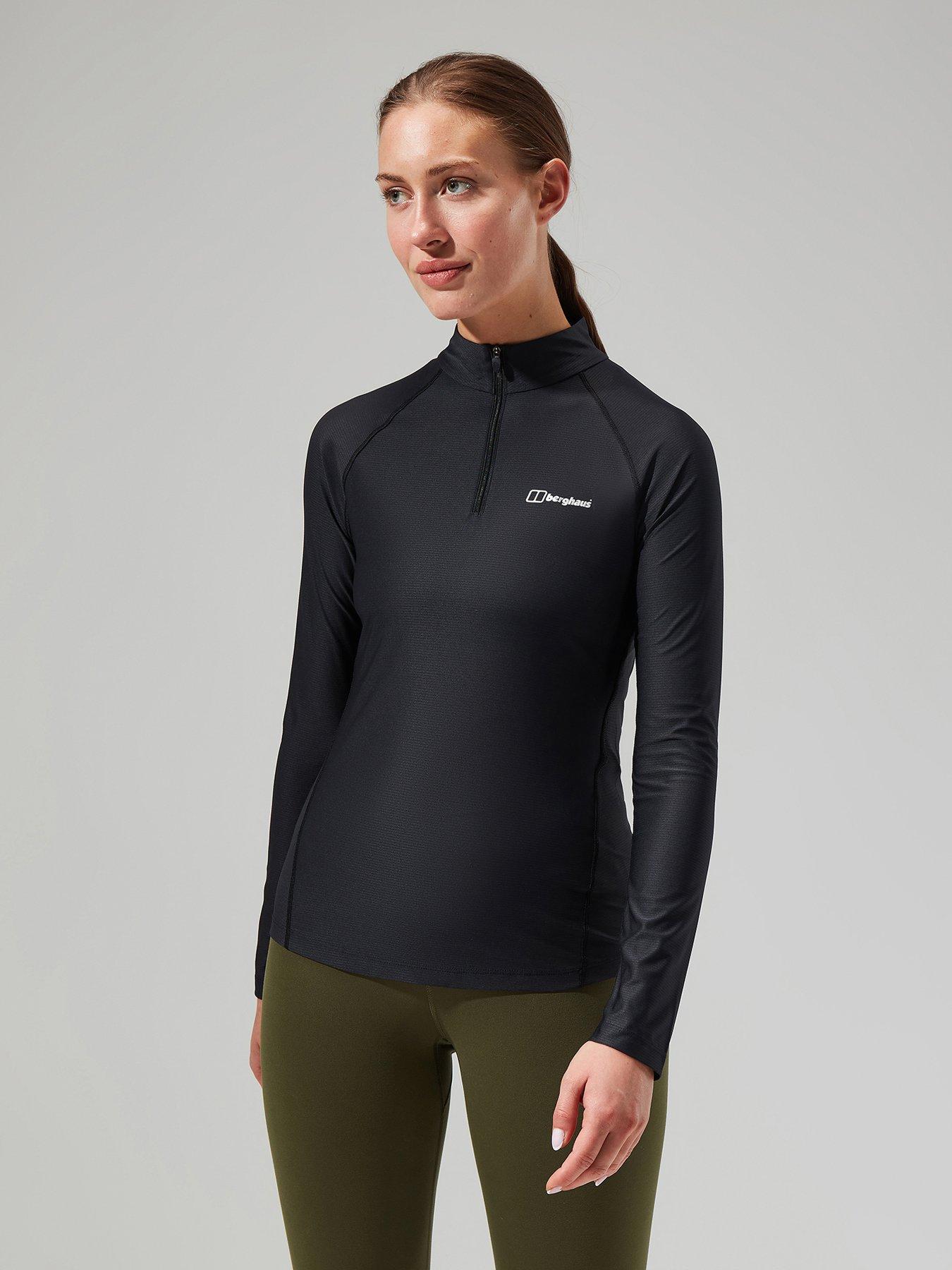 berghaus-247-long-sleevenbsphalf-zip-tech-top-blacknbsp