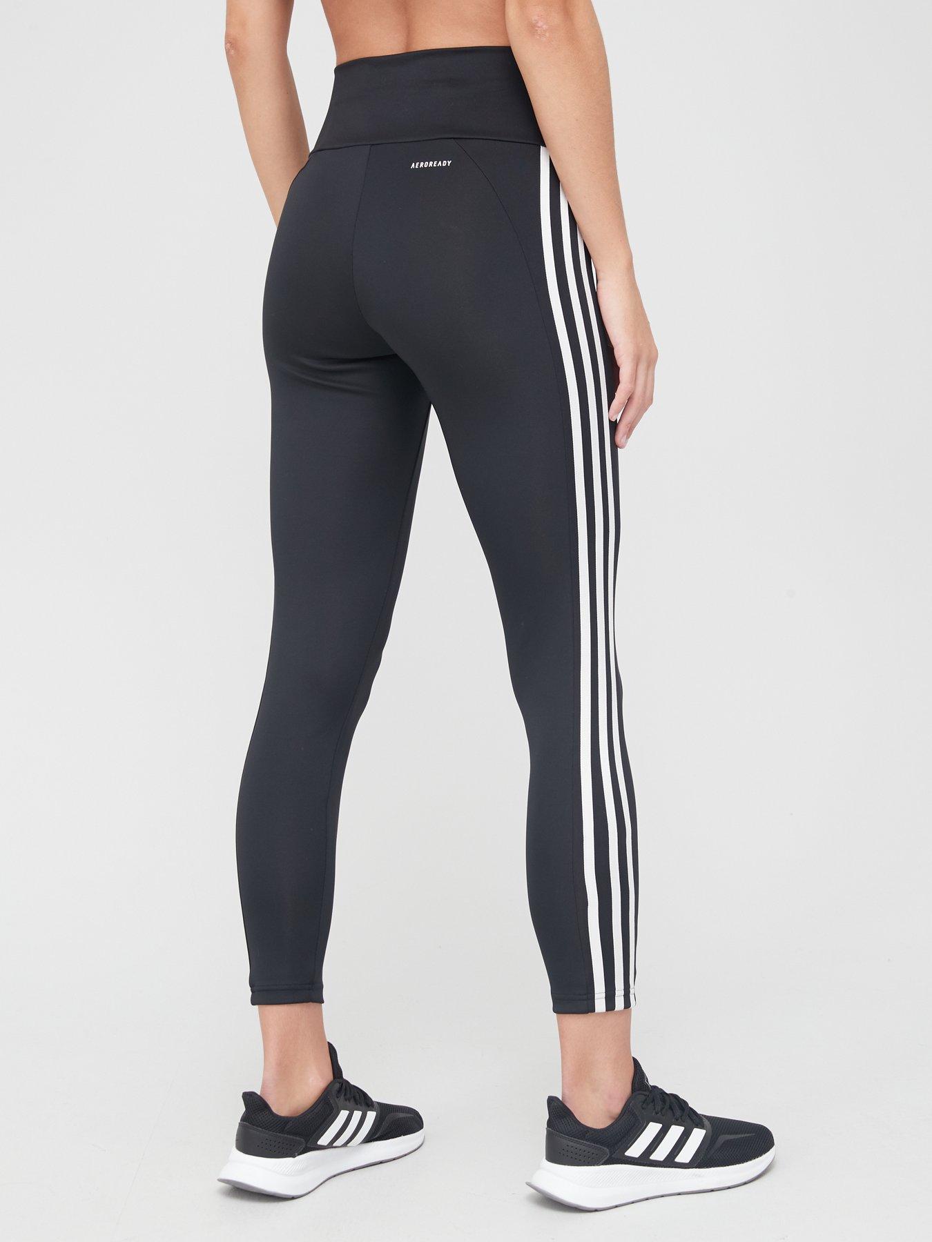 adidas-performance-train-essentials-3-stripes-high-waisted-78-leggings-blackstillFront