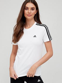 adidas-sportswear-essentials-slim-3-stripes-t-shirt-whiteblack