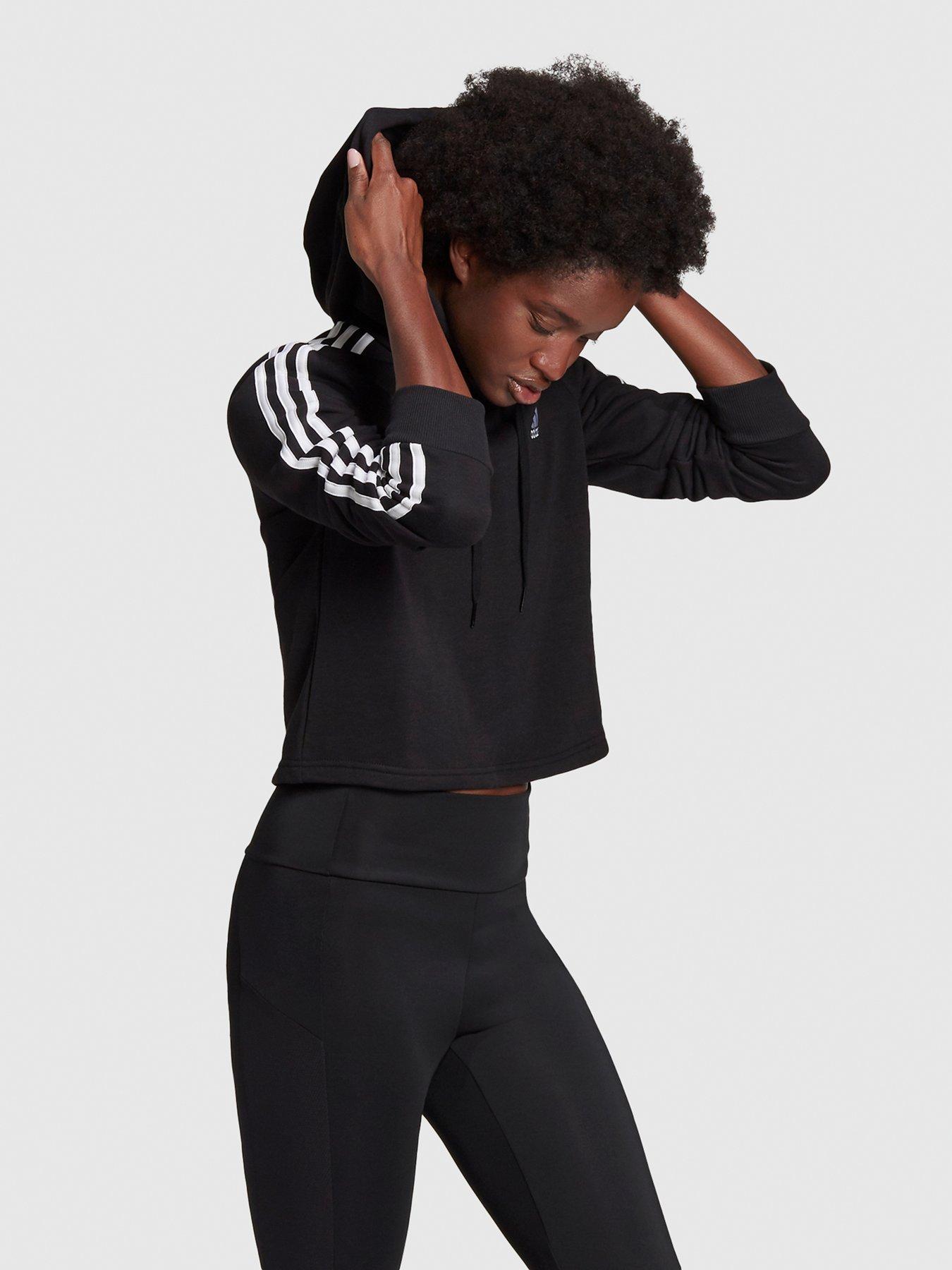 adidas-sportswear-essentials-3-stripes-french-terry-crop-hoodie-blackwhiteback