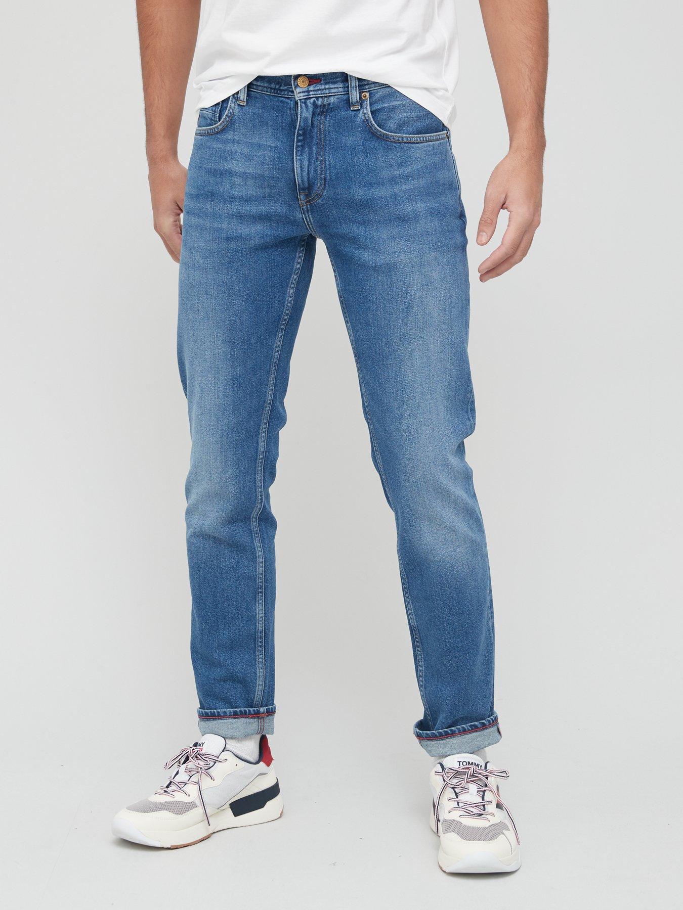 Tommy hilfiger men's straight deals fit stretch jeans