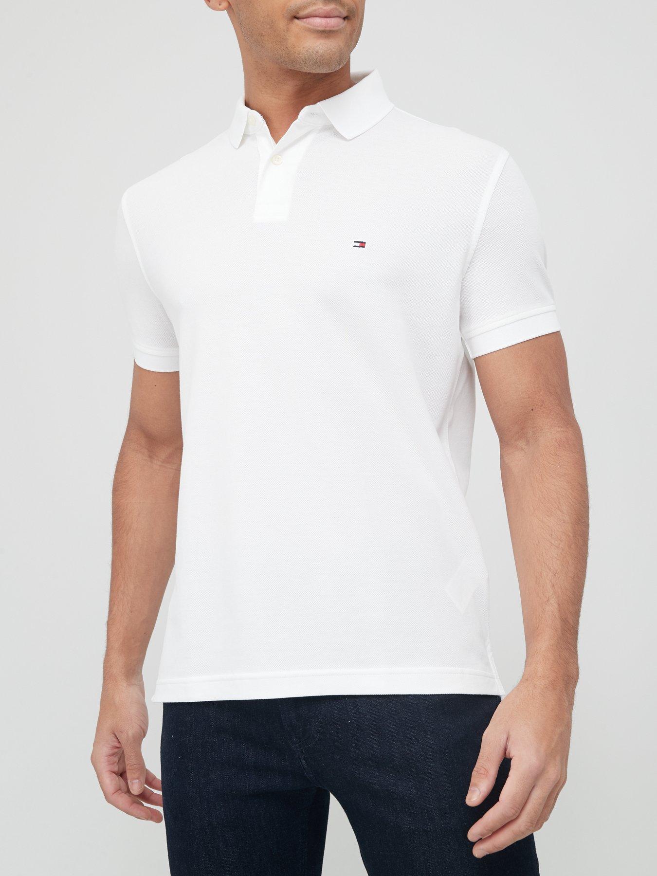 Image 1 of 4 of Tommy Hilfiger 1985 Regular Fit Polo Shirt - White