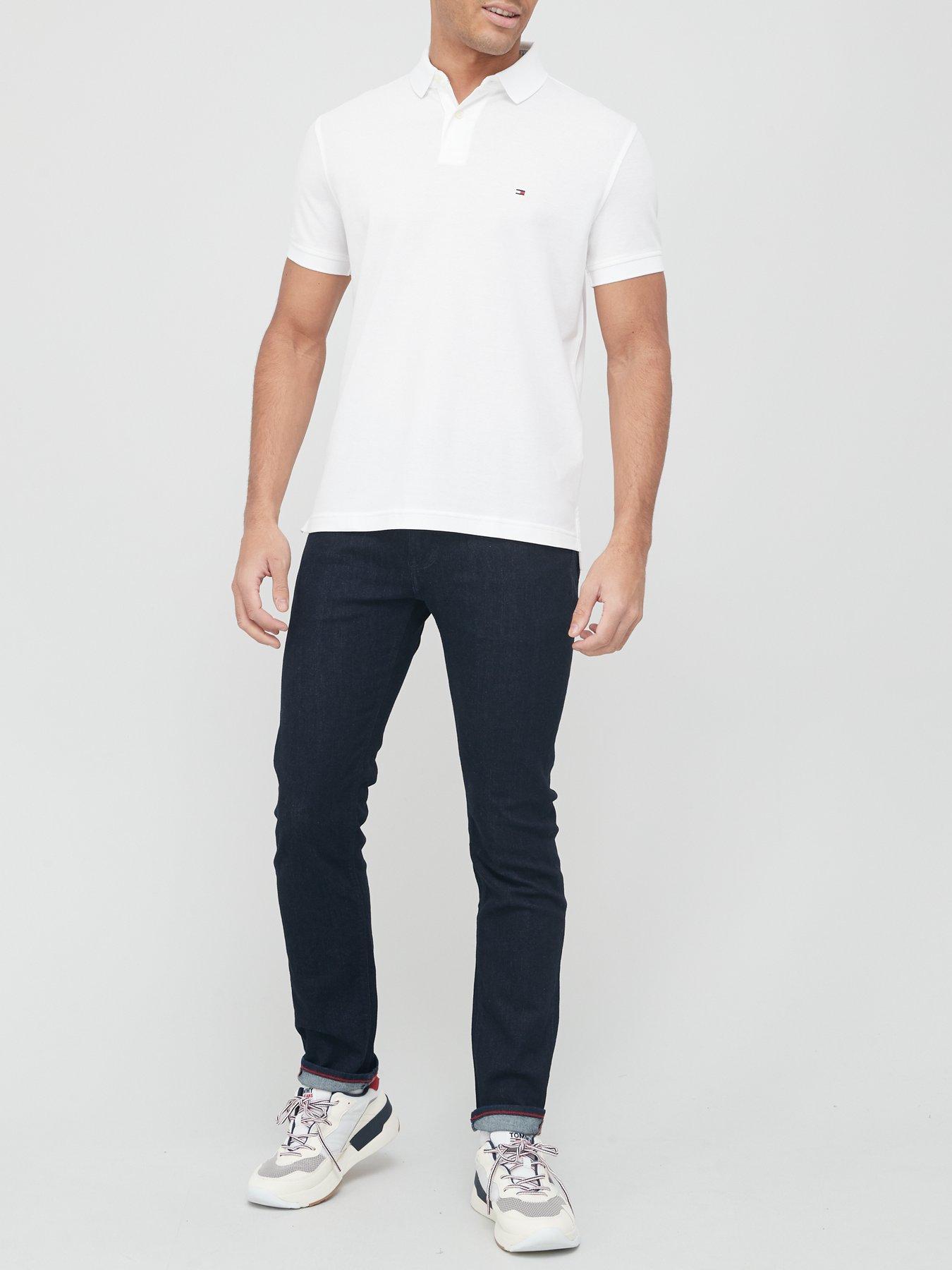 Image 3 of 4 of Tommy Hilfiger 1985 Regular Fit Polo Shirt - White