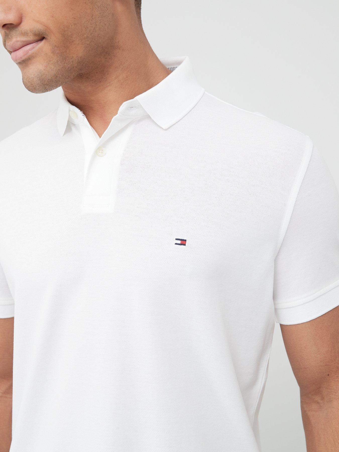 Image 4 of 4 of Tommy Hilfiger 1985 Regular Fit Polo Shirt - White