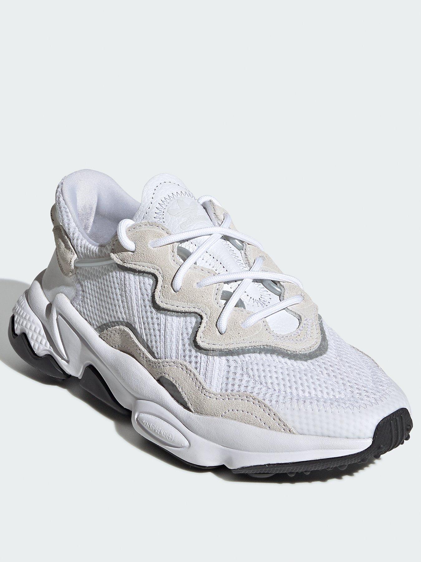 Image 1 of 7 of adidas Originals Junior Unisex Ozweego Trainers - White/Off White