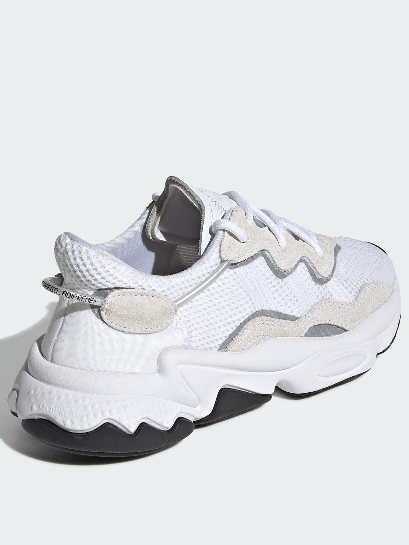 Image 2 of 7 of adidas Originals Junior Unisex Ozweego Trainers - White/Off White