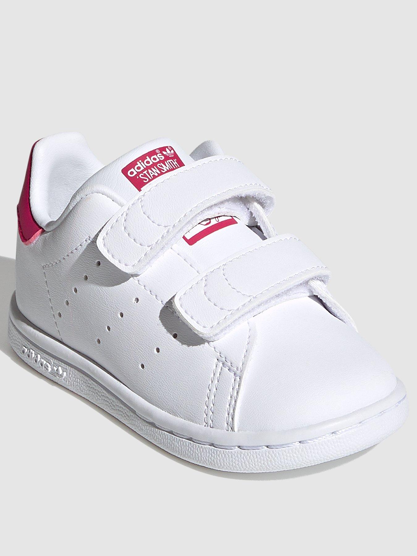 Adidas stan smith 2025 baby pink and white