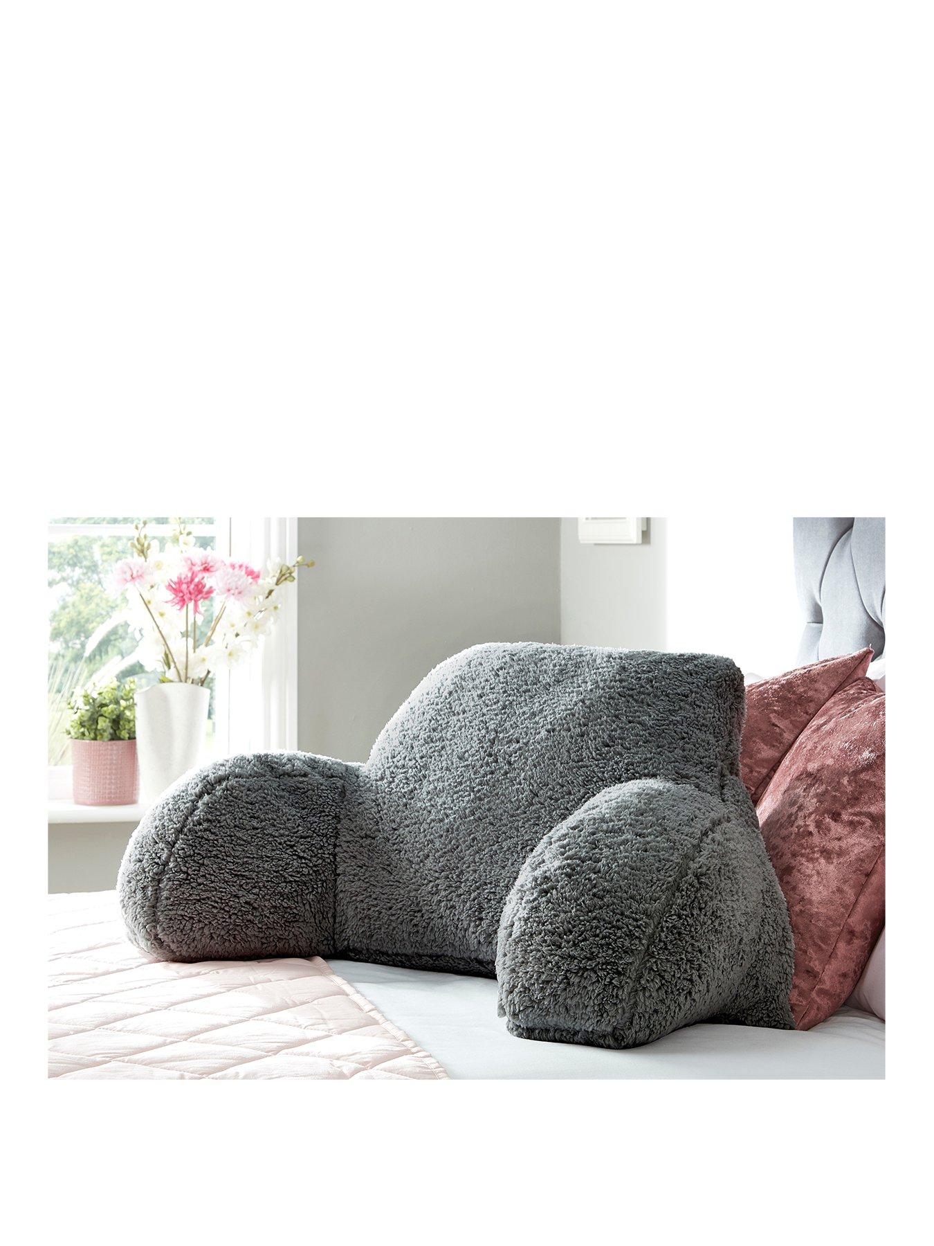 downland-everyday-teddy-cuddle-cushion-midnight-blackfront