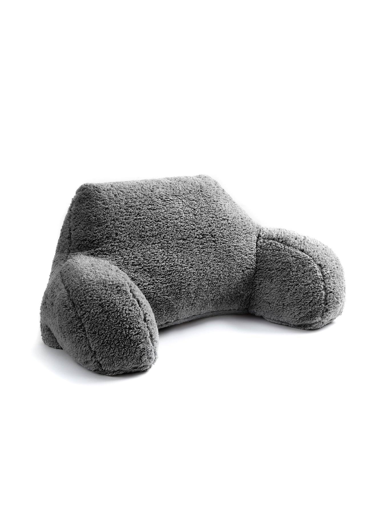 very-home-fleece-cuddle-cushion-charcoalback