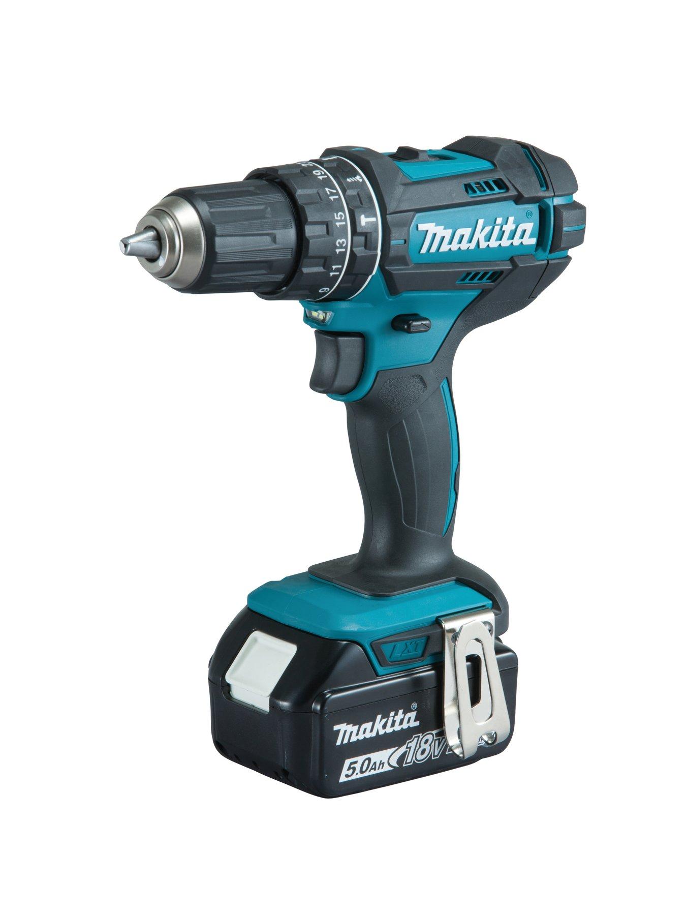 makita-18v-lxt-combi-drill-amp-jigsaw-2-x-5ah-batteries-fast-charger-amp-caseback