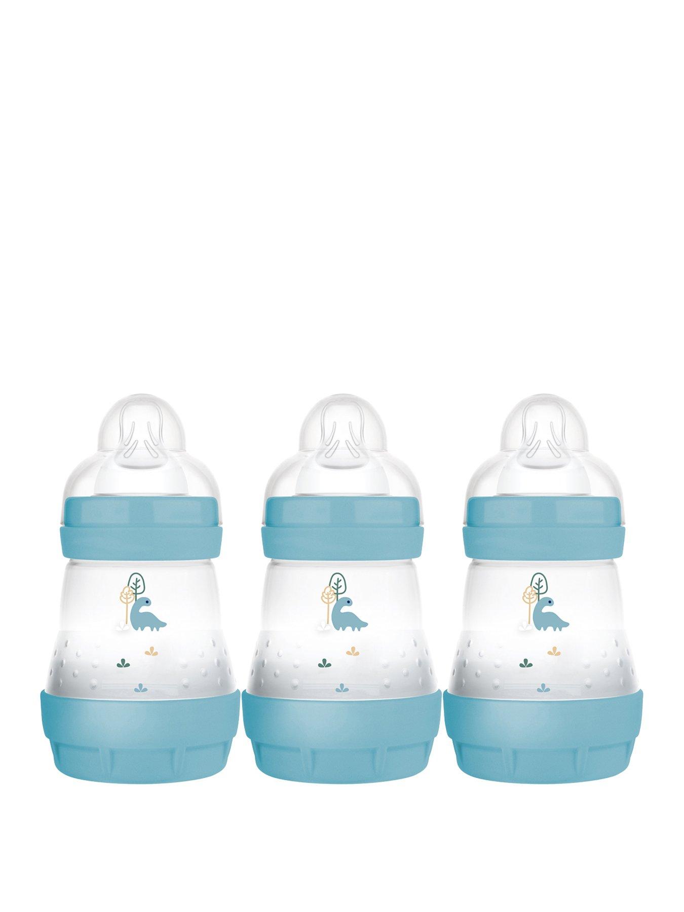 Image 1 of 6 of MAM Easy Start 160ml Baby Bottle - 3 Pack Blue