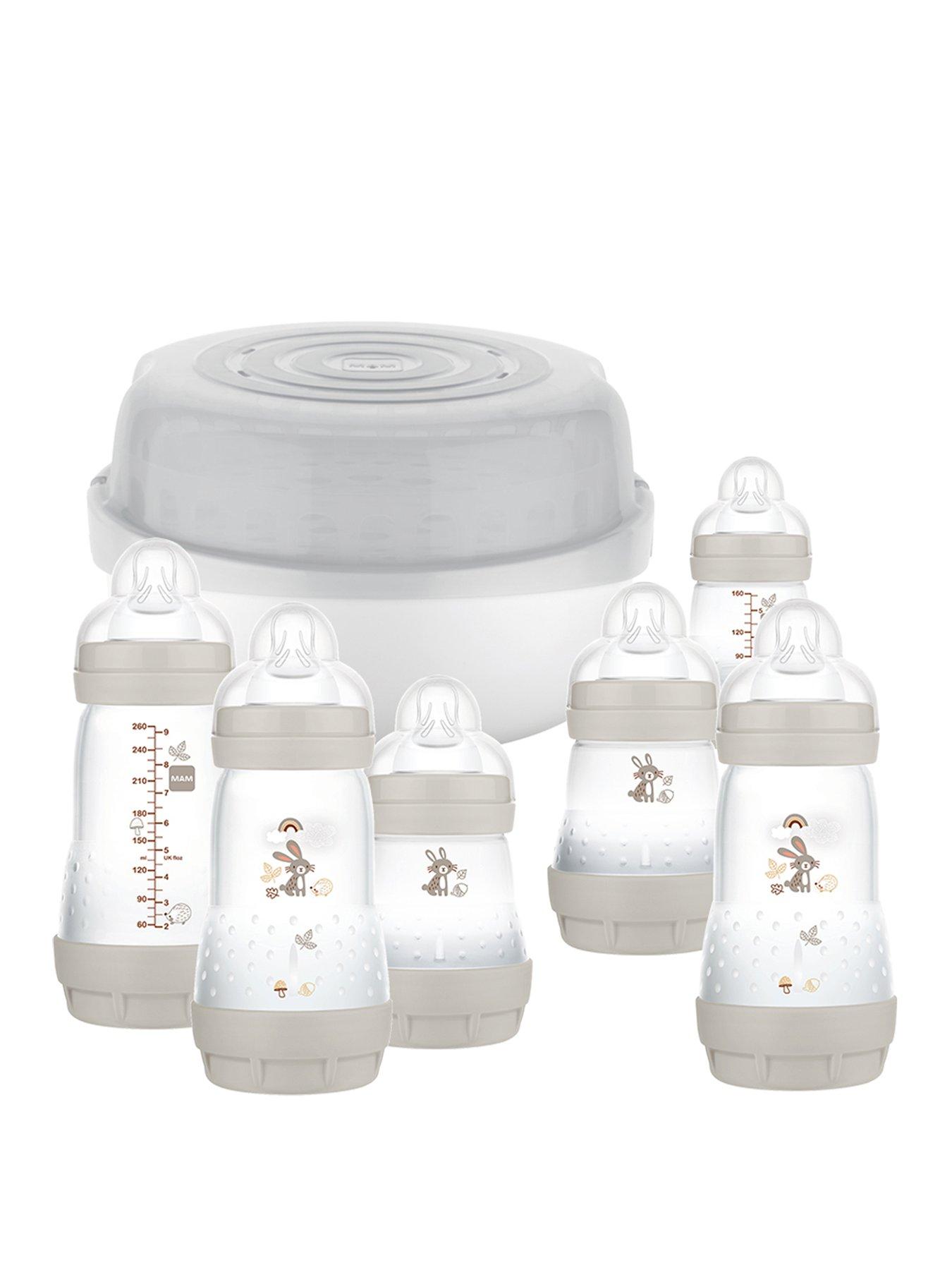 mam-microwave-steam-steriliser-easy-start-baby-bottle-setfront