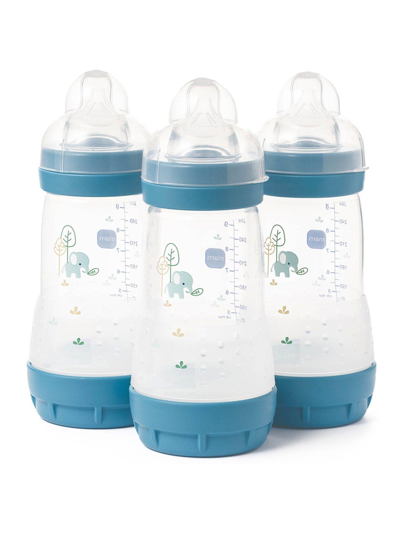 MAM Easy Start Anti-Colic Baby Bottle 260ml 3pk Blue Very Ireland