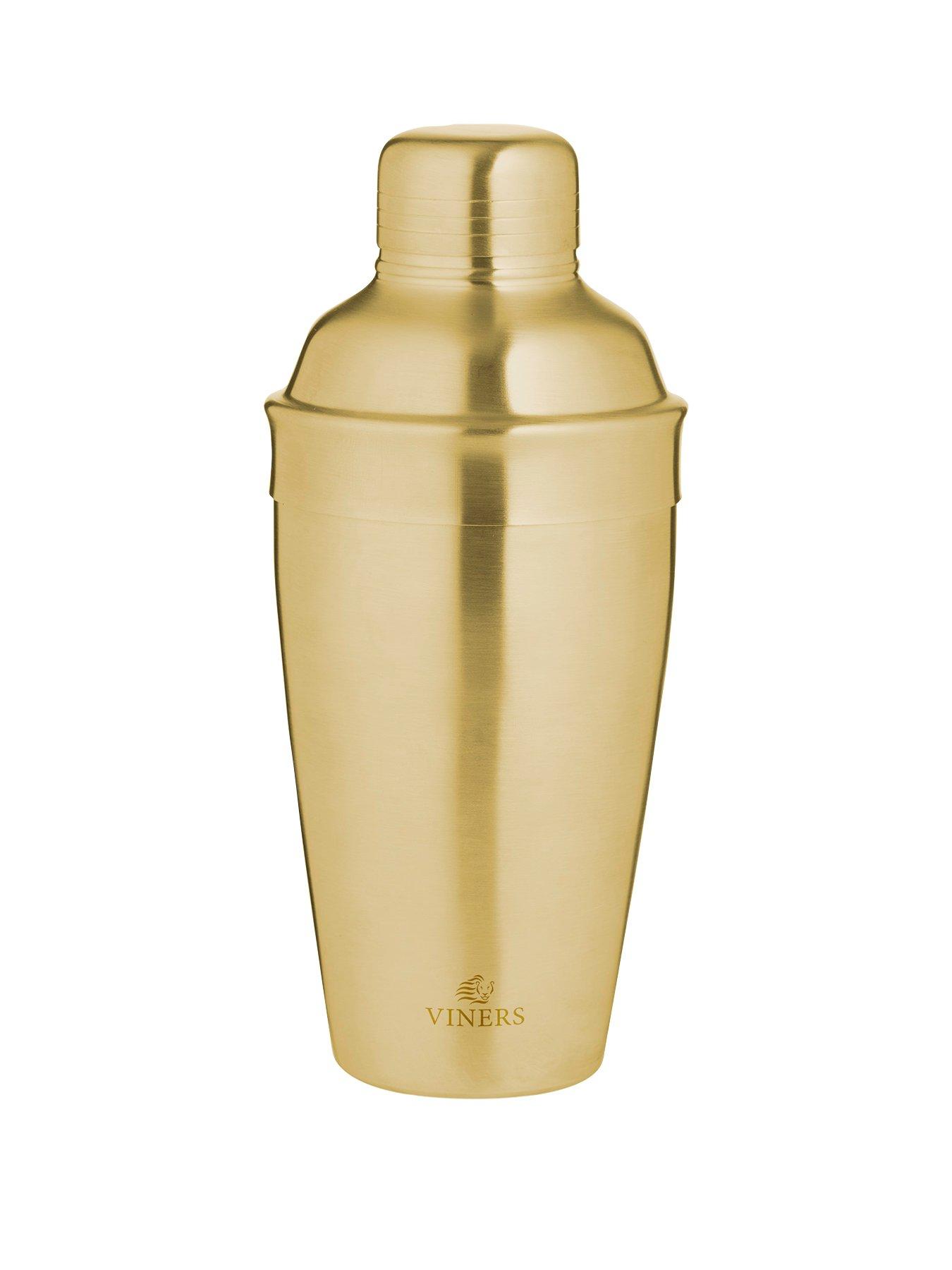 Image of Viners Brushed Gold Stainless Steel Cocktail Shaker